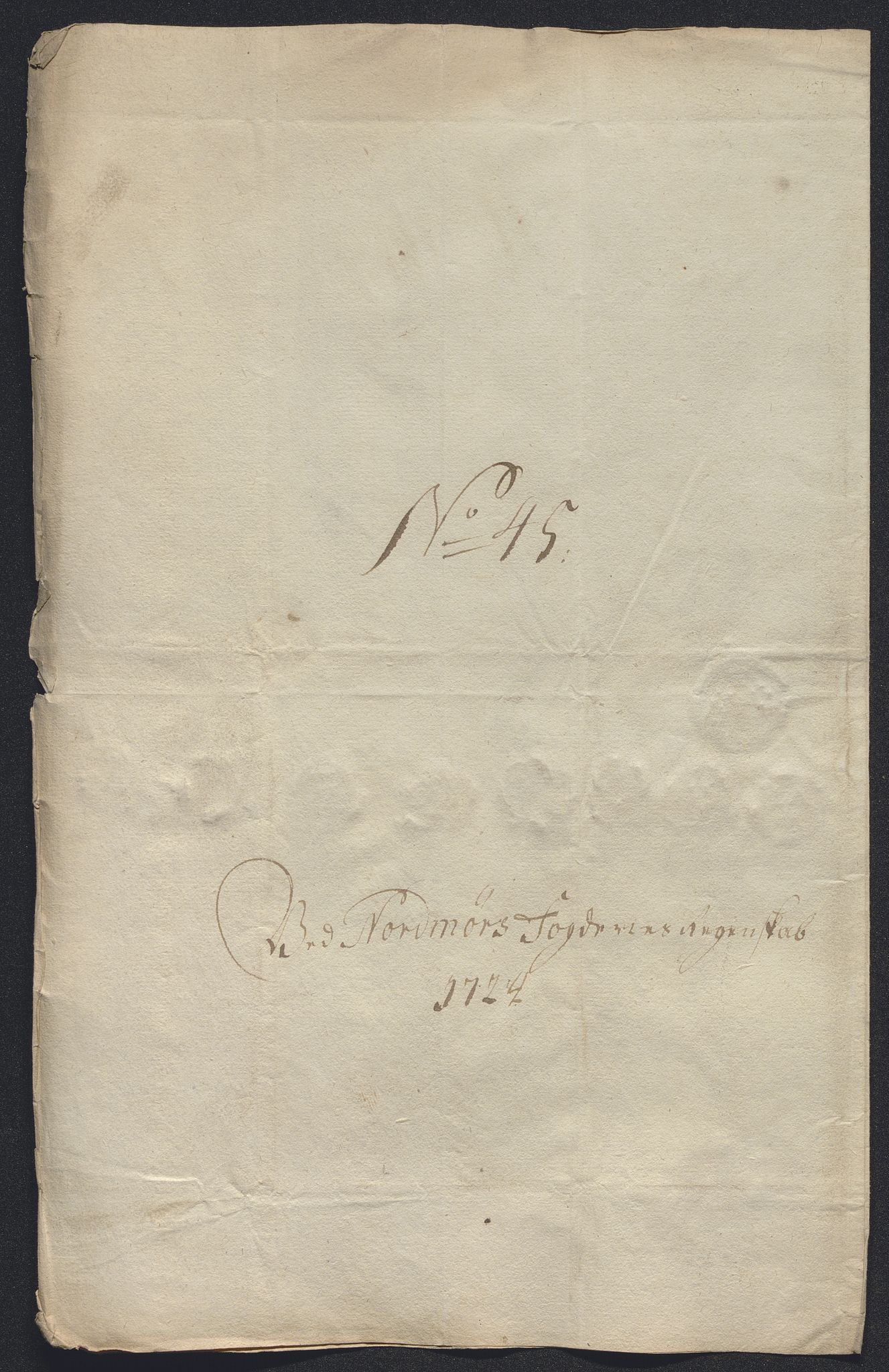 Rentekammeret inntil 1814, Reviderte regnskaper, Fogderegnskap, RA/EA-4092/R56/L3757: Fogderegnskap Nordmøre, 1724, p. 295