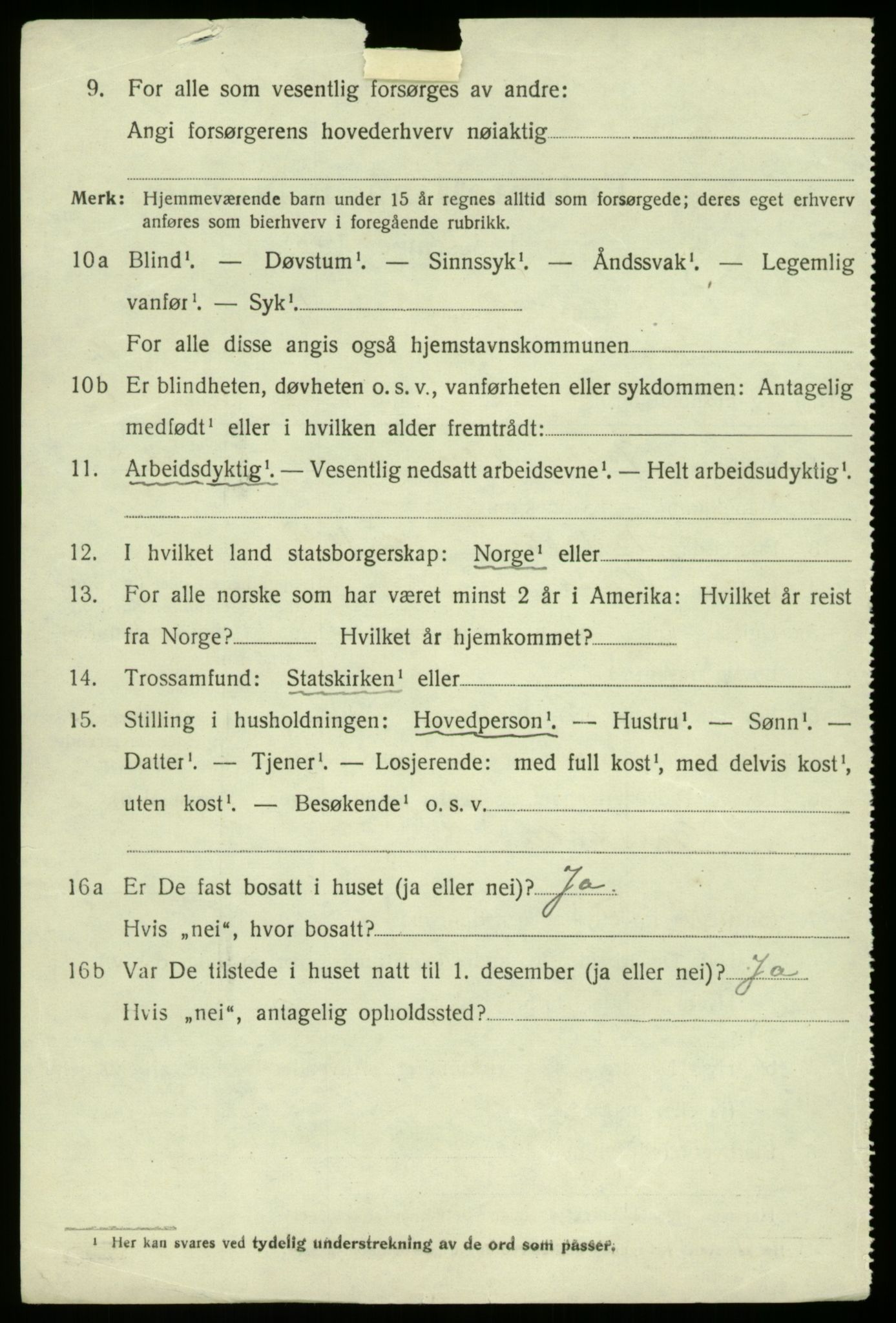 SAB, 1920 census for Fana, 1920, p. 18646