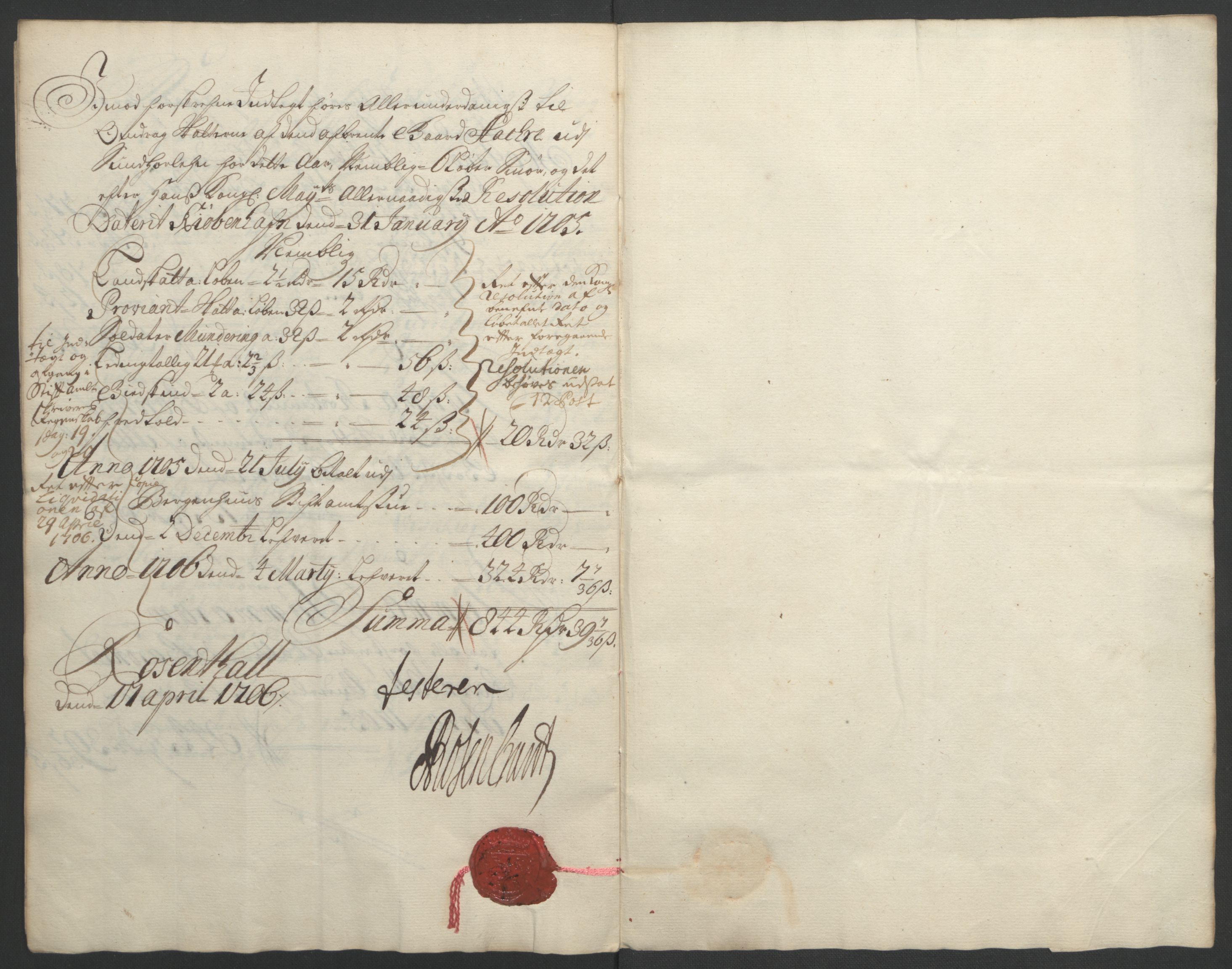 Rentekammeret inntil 1814, Reviderte regnskaper, Fogderegnskap, AV/RA-EA-4092/R49/L3138: Fogderegnskap Rosendal Baroni, 1691-1714, p. 171