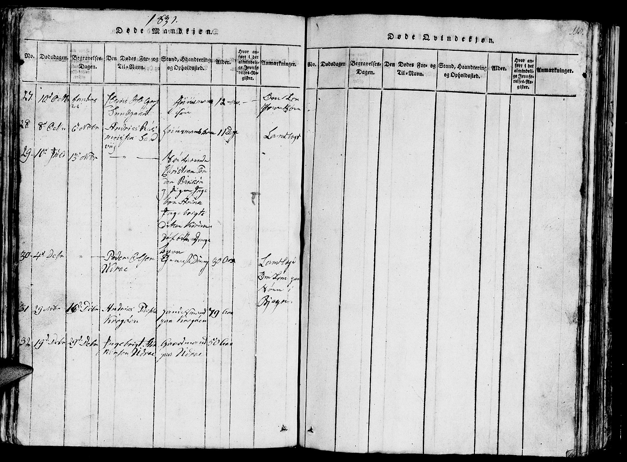 Ministerialprotokoller, klokkerbøker og fødselsregistre - Sør-Trøndelag, SAT/A-1456/657/L0714: Parish register (copy) no. 657C01, 1818-1868, p. 113