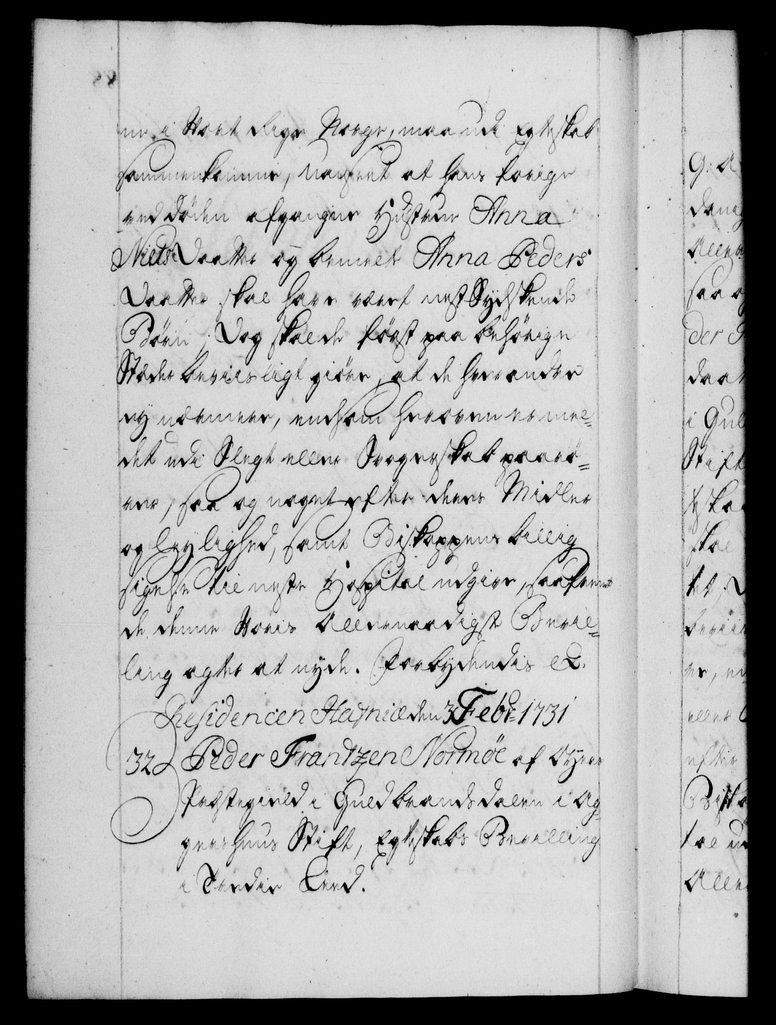 Danske Kanselli 1572-1799, AV/RA-EA-3023/F/Fc/Fca/Fcaa/L0027: Norske registre, 1730-1732, p. 88b