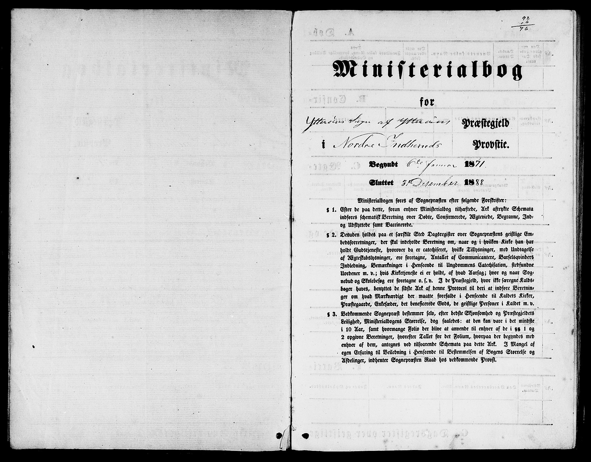 Ministerialprotokoller, klokkerbøker og fødselsregistre - Nord-Trøndelag, SAT/A-1458/722/L0225: Parish register (copy) no. 722C01, 1871-1888