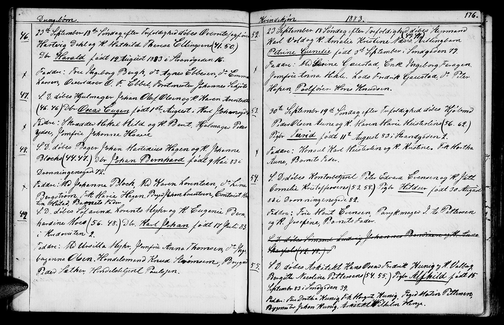 Ministerialprotokoller, klokkerbøker og fødselsregistre - Sør-Trøndelag, SAT/A-1456/602/L0142: Parish register (copy) no. 602C10, 1872-1894, p. 176