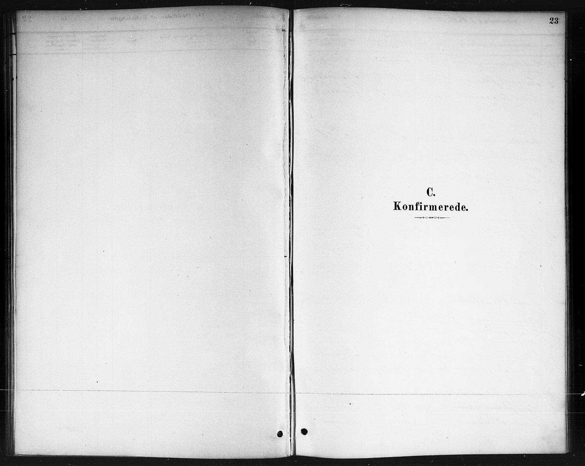 Ås prestekontor Kirkebøker, SAO/A-10894/F/Fc/L0001: Parish register (official) no. III 1, 1881-1891, p. 23