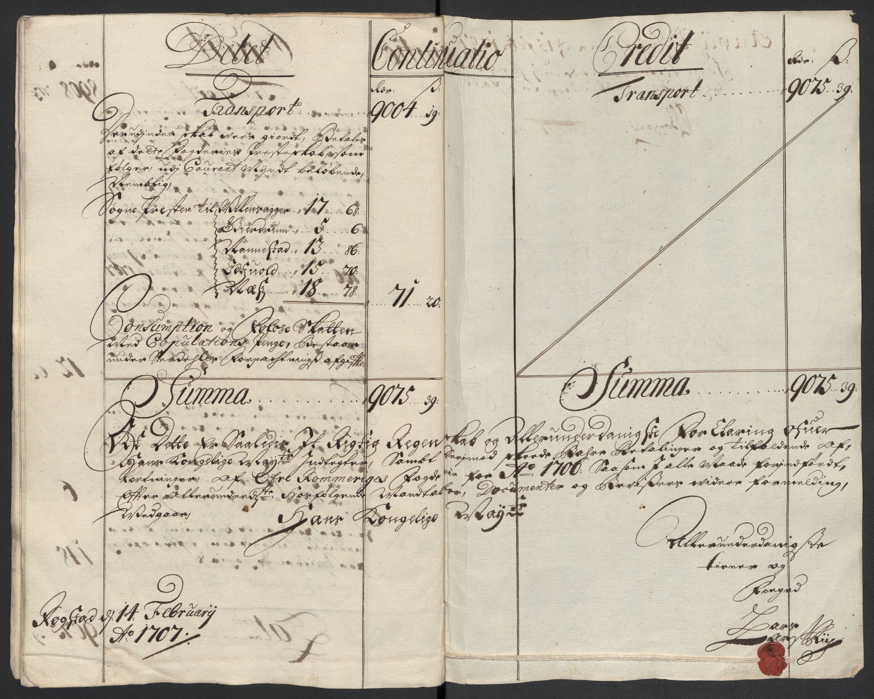 Rentekammeret inntil 1814, Reviderte regnskaper, Fogderegnskap, AV/RA-EA-4092/R12/L0718: Fogderegnskap Øvre Romerike, 1706-1707, p. 16