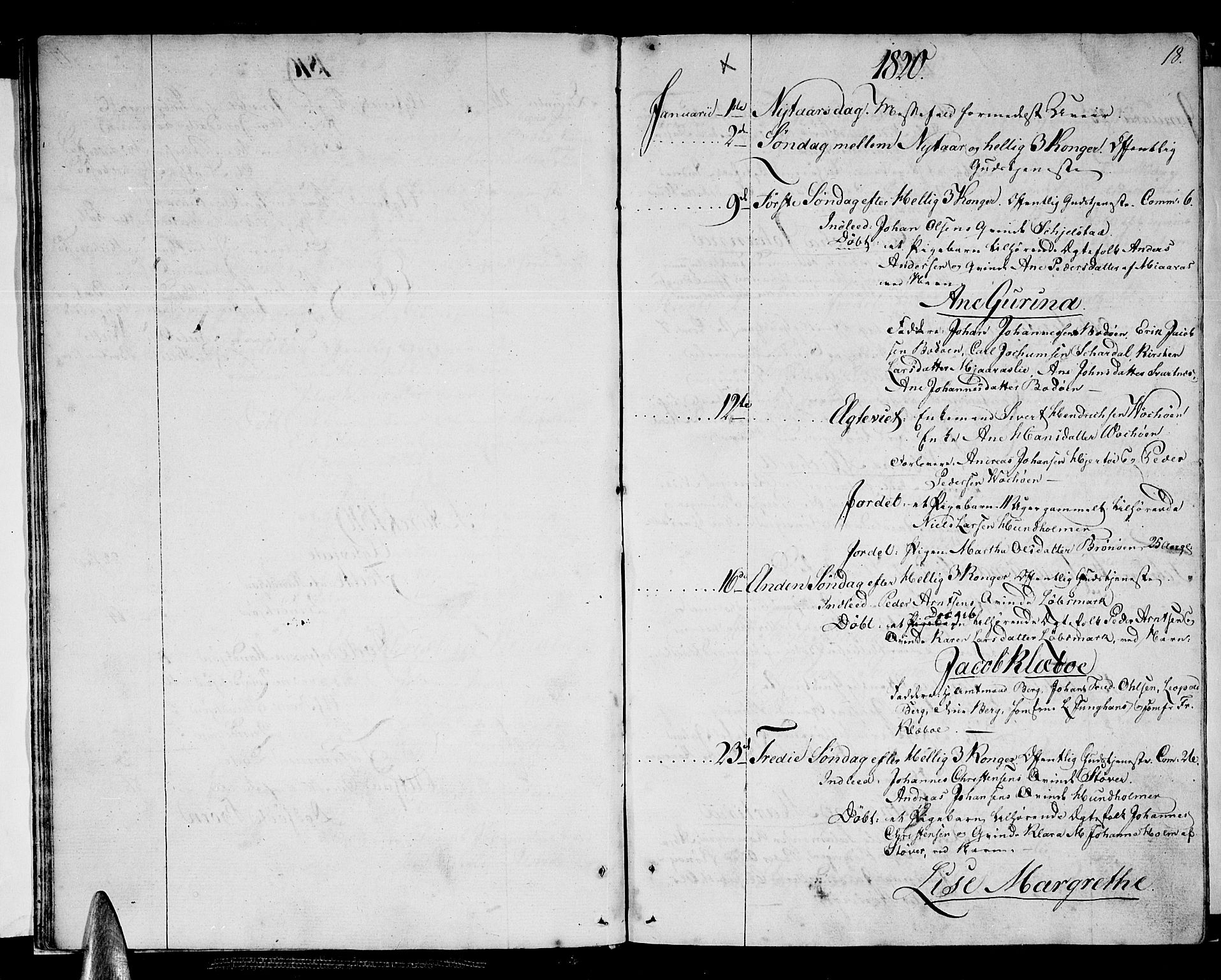 Ministerialprotokoller, klokkerbøker og fødselsregistre - Nordland, AV/SAT-A-1459/801/L0005: Parish register (official) no. 801A05, 1818-1834, p. 18