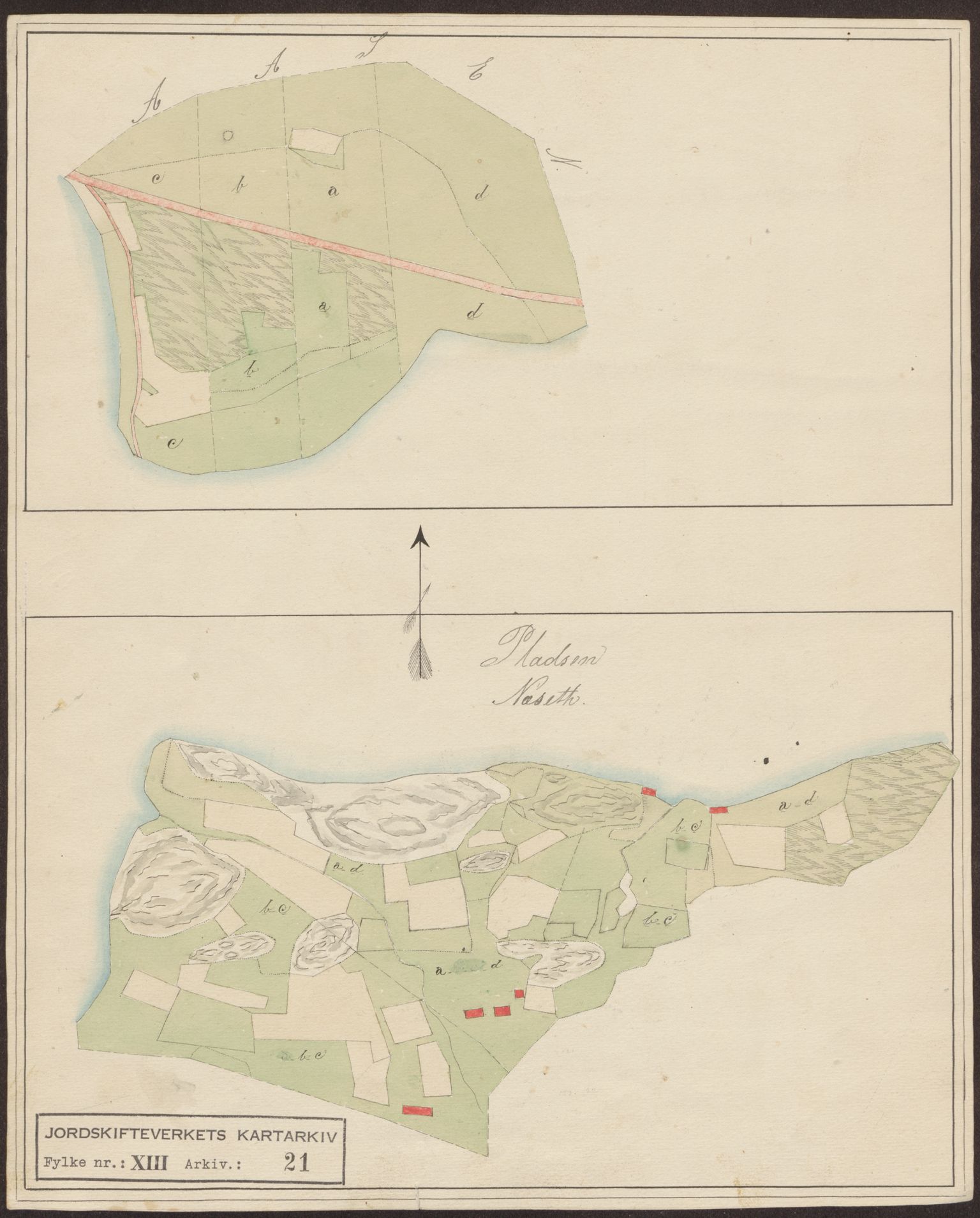 Jordskifteverkets kartarkiv, AV/RA-S-3929/T, 1859-1988, p. 113