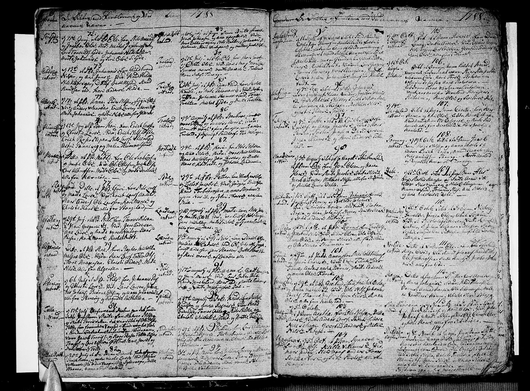 Sund sokneprestembete, SAB/A-99930: Parish register (official) no. A 6, 1787-1798, p. 6-7