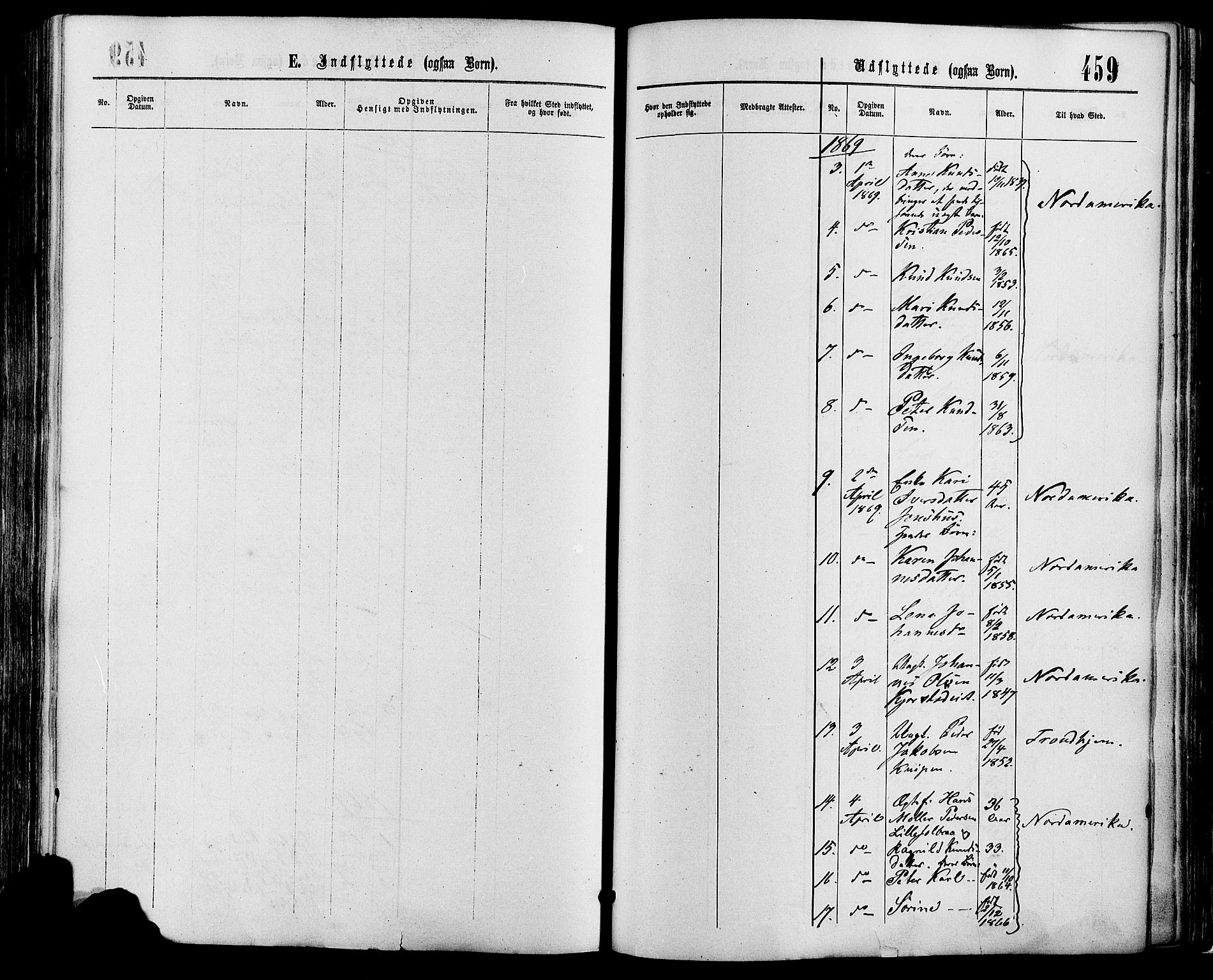 Sør-Fron prestekontor, SAH/PREST-010/H/Ha/Haa/L0002: Parish register (official) no. 2, 1864-1880, p. 459