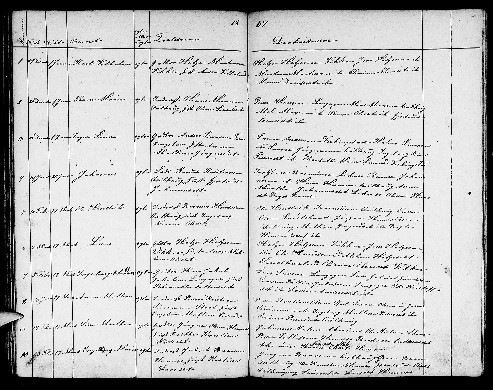 Skudenes sokneprestkontor, AV/SAST-A -101849/H/Ha/Hab/L0002: Parish register (copy) no. B 2, 1848-1873