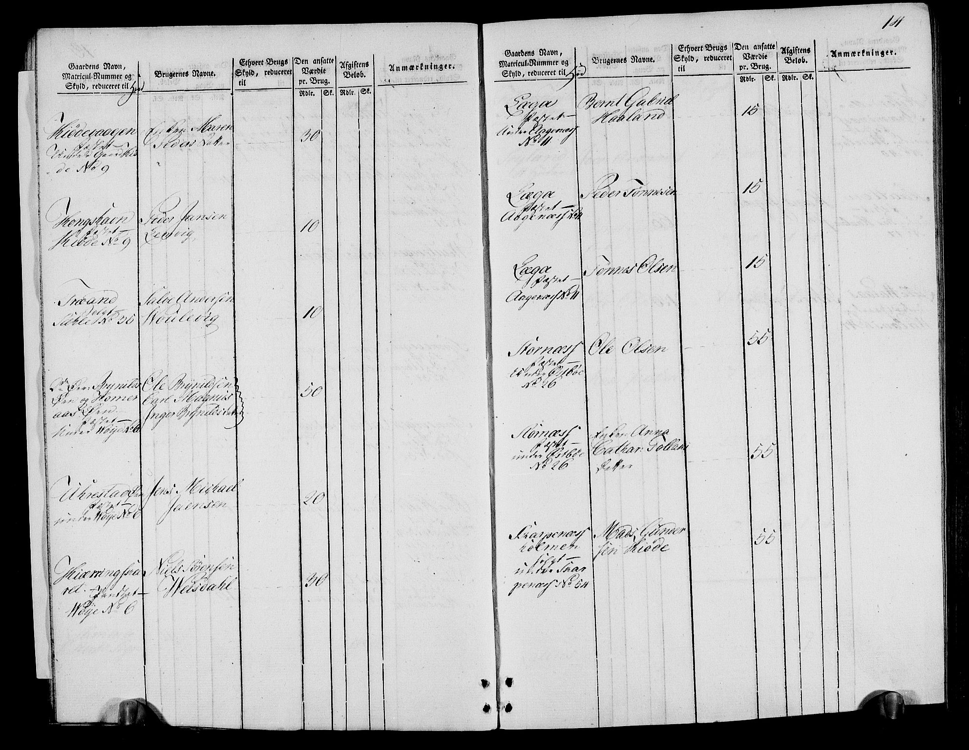 Rentekammeret inntil 1814, Realistisk ordnet avdeling, RA/EA-4070/N/Ne/Nea/L0095: Lista fogderi. Oppebørselsregister, 1803-1804, p. 16