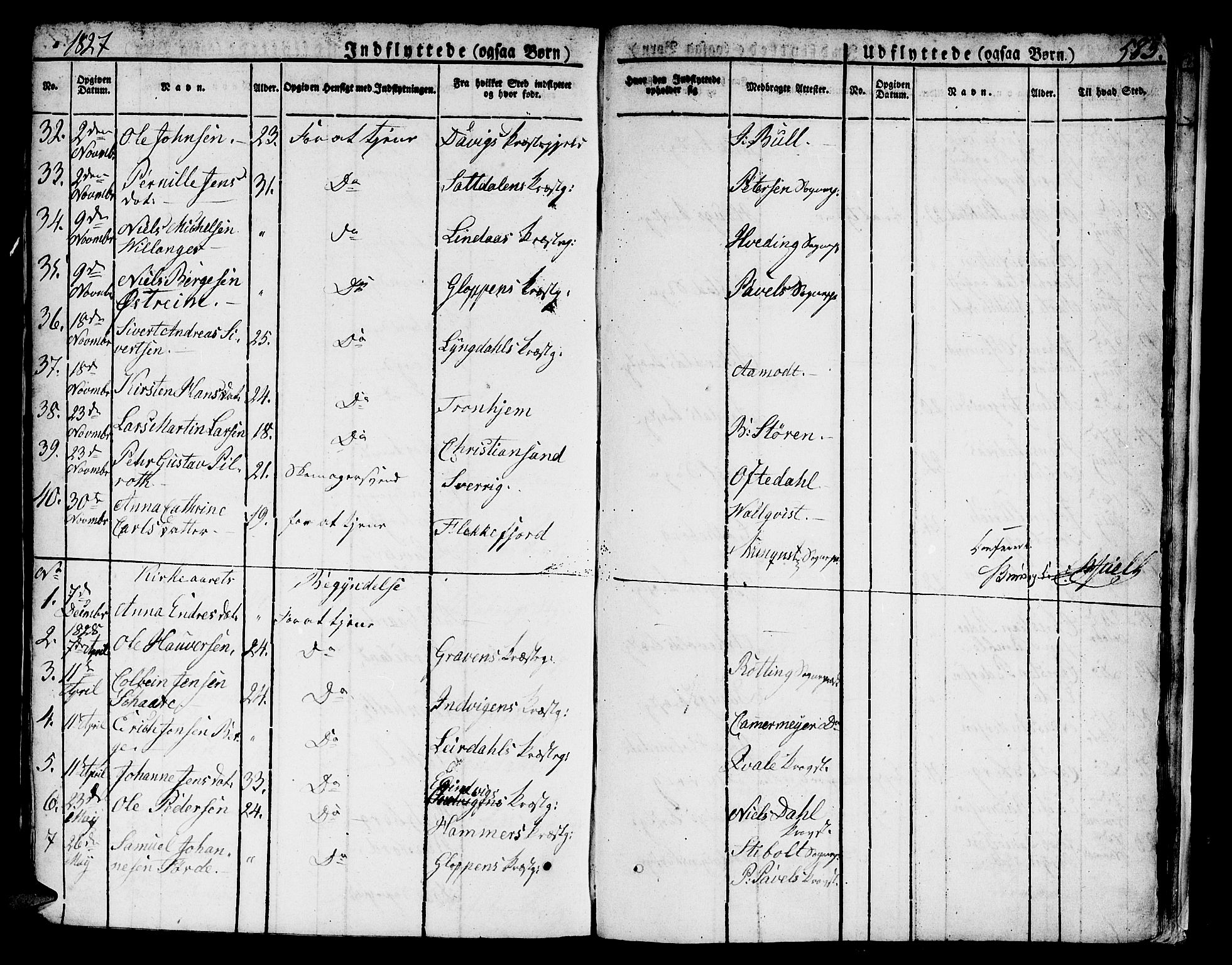 Domkirken sokneprestembete, SAB/A-74801/H/Hab/L0002: Parish register (copy) no. A 2, 1821-1839, p. 583