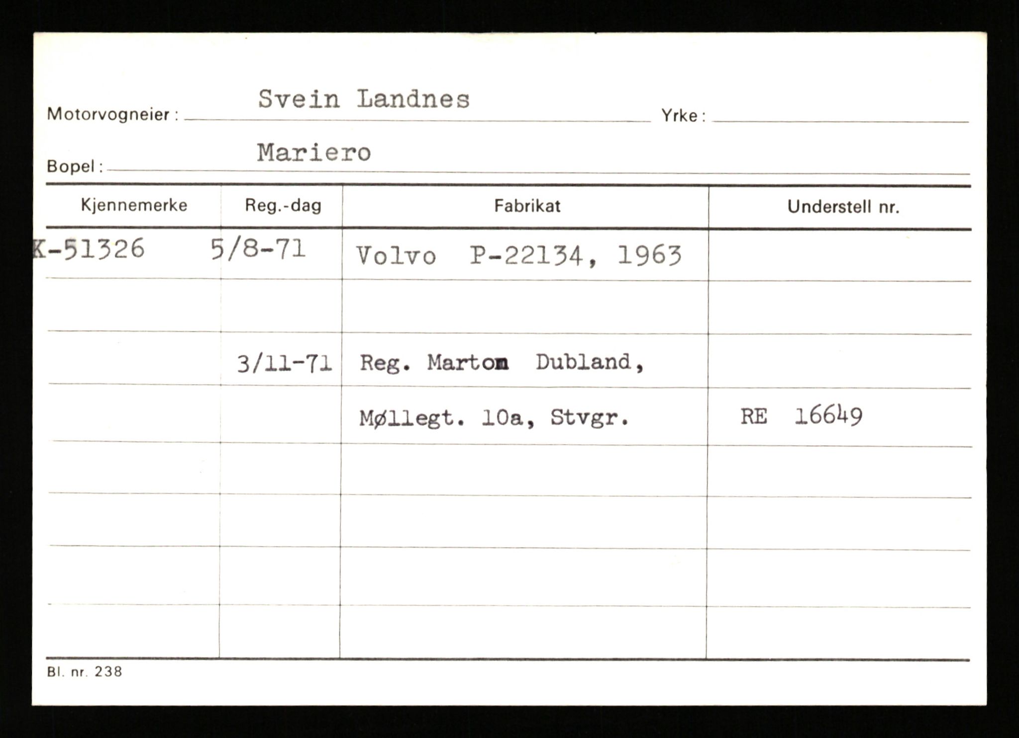 Stavanger trafikkstasjon, AV/SAST-A-101942/0/G/L0007: Registreringsnummer: 49019 - 67460, 1930-1971, p. 605