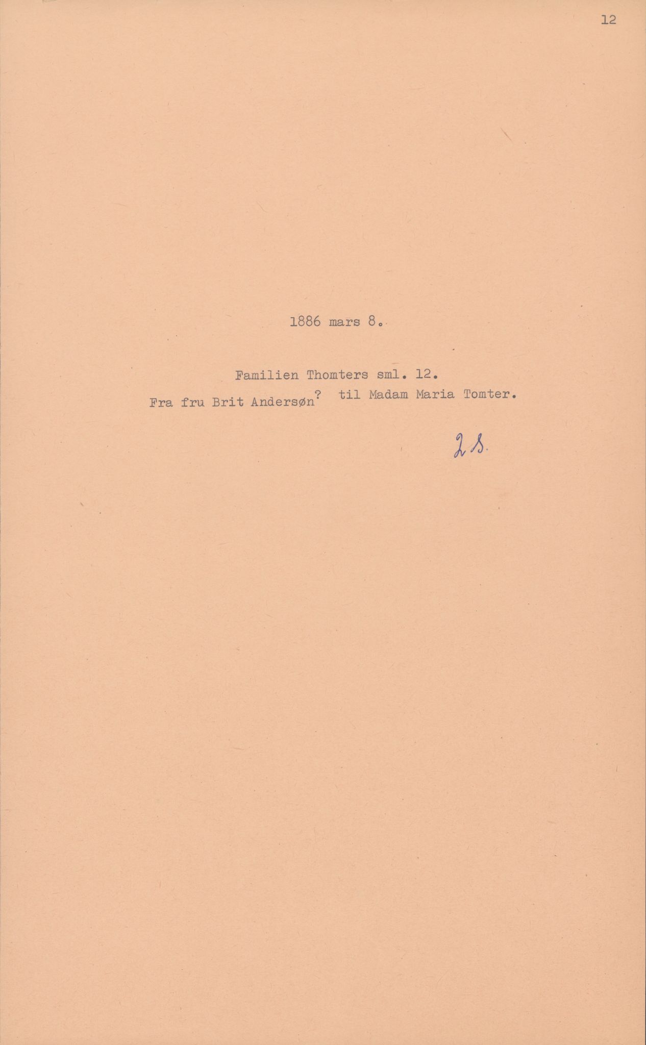 Samlinger til kildeutgivelse, Amerikabrevene, AV/RA-EA-4057/F/L0015: Innlån fra Oppland: Sæteren - Vigerust, 1838-1914, p. 345