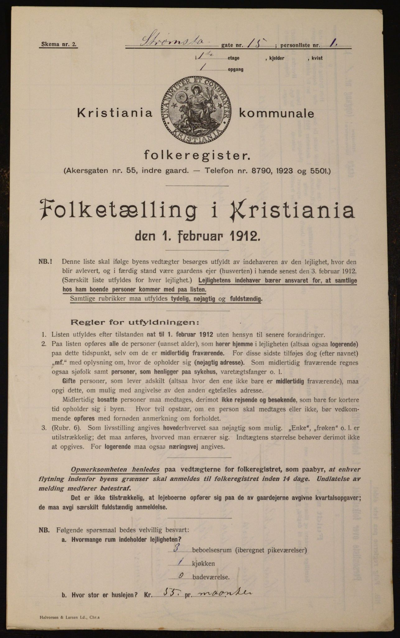 OBA, Municipal Census 1912 for Kristiania, 1912, p. 103941