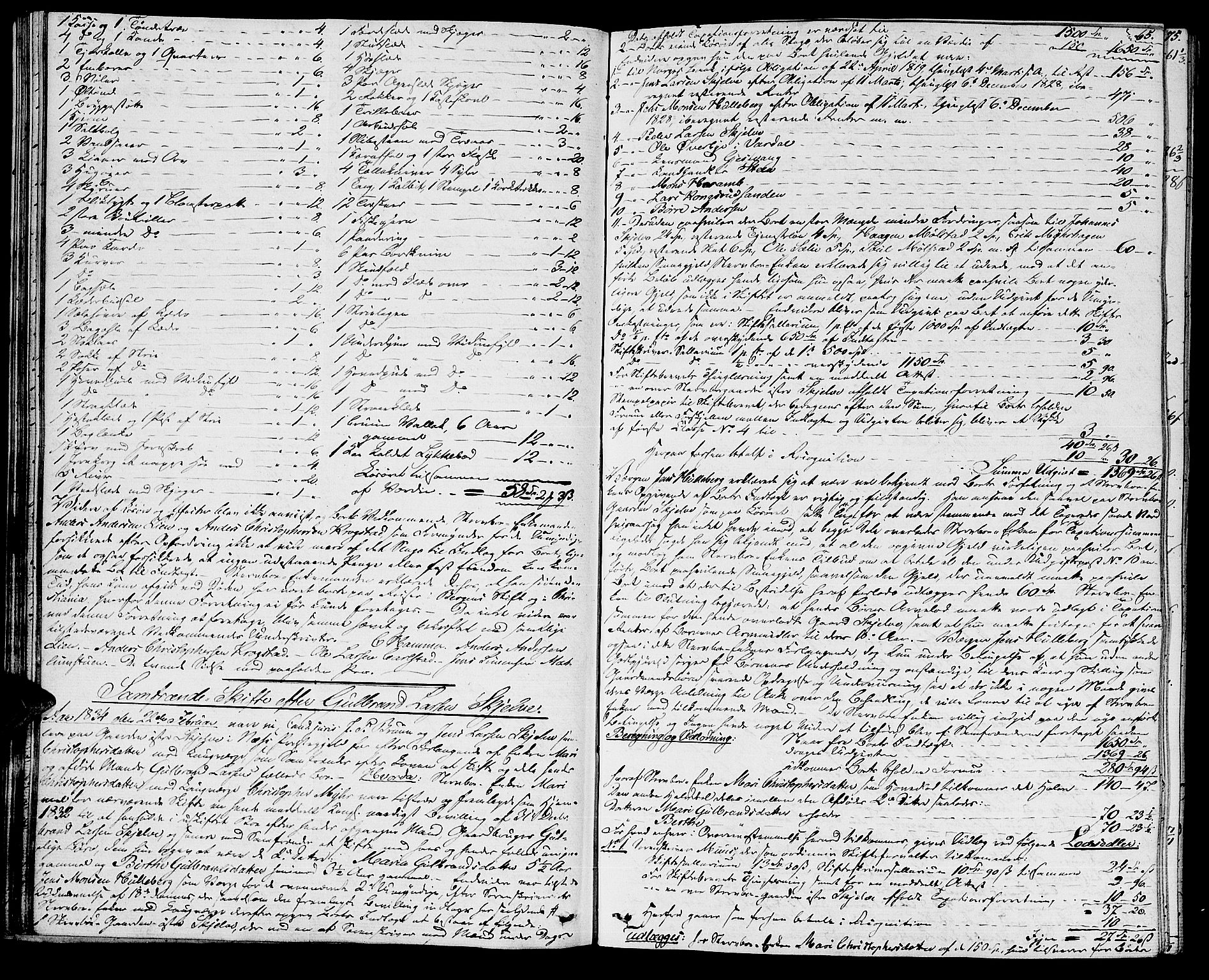 Nord-Hedmark sorenskriveri, AV/SAH-TING-012/J/Ja/L0009: Skifteprotokoll, 1834-1839, p. 64-65