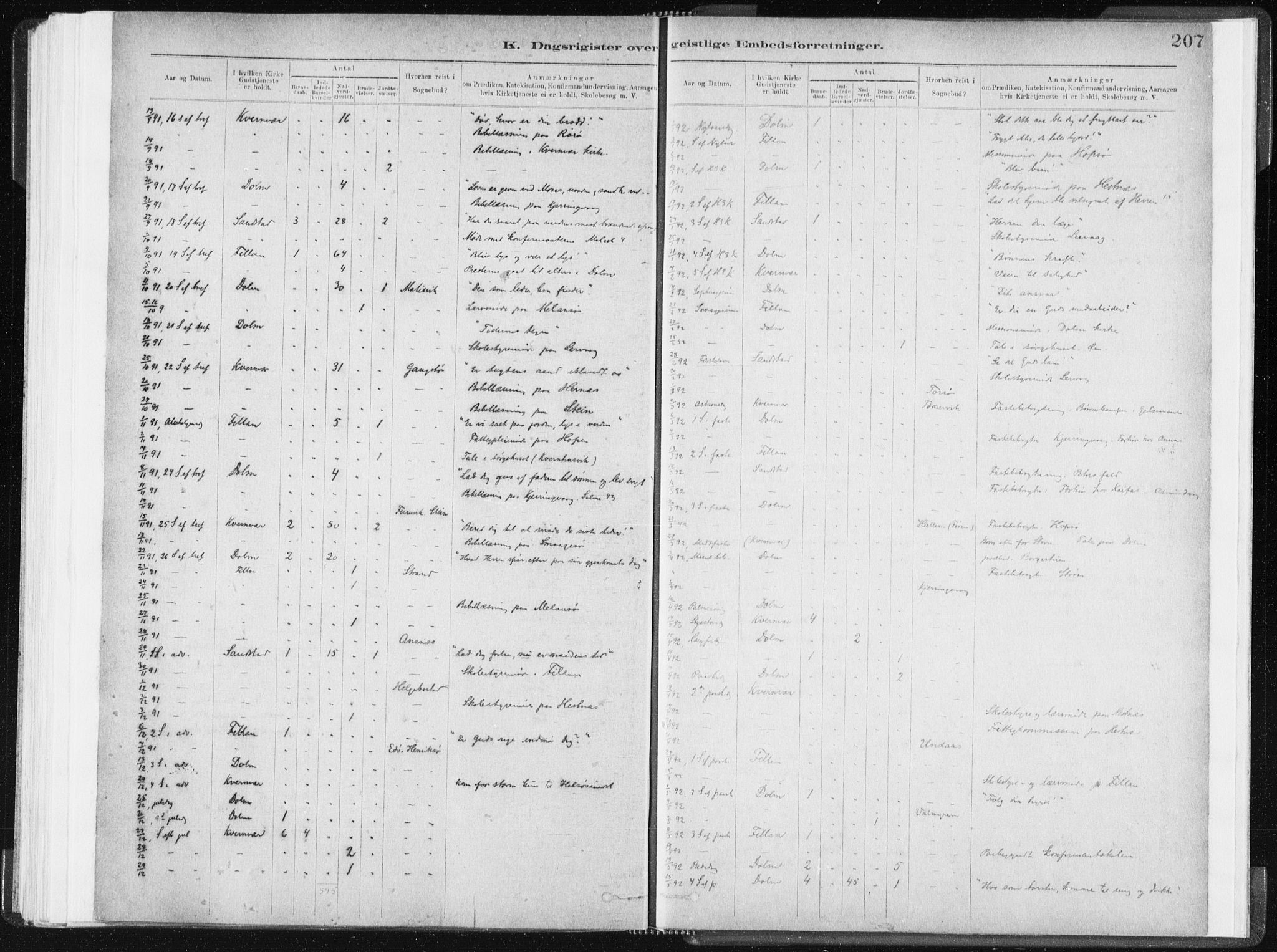 Ministerialprotokoller, klokkerbøker og fødselsregistre - Sør-Trøndelag, SAT/A-1456/634/L0533: Parish register (official) no. 634A09, 1882-1901, p. 207