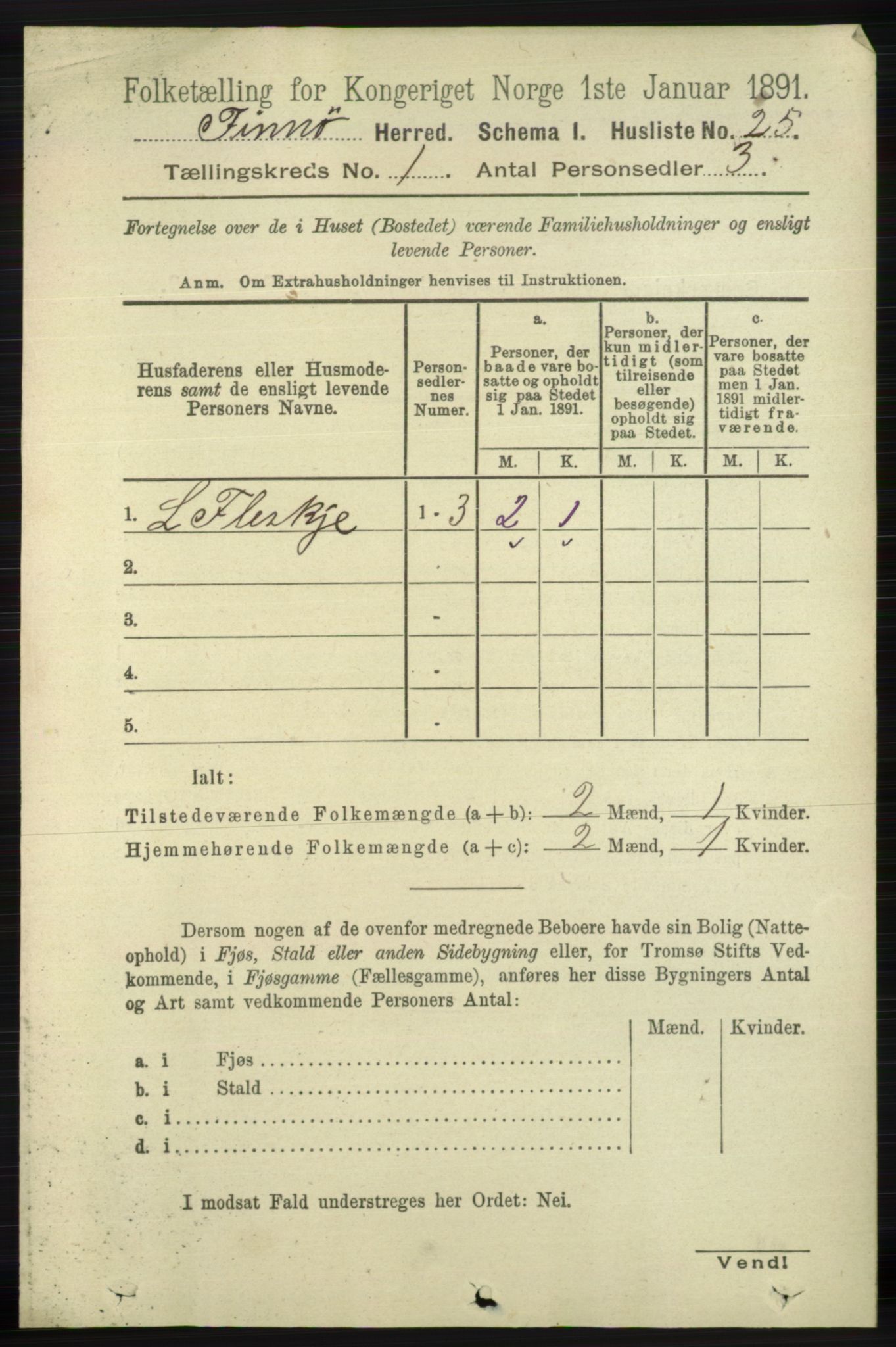 RA, 1891 census for 1141 Finnøy, 1891, p. 48