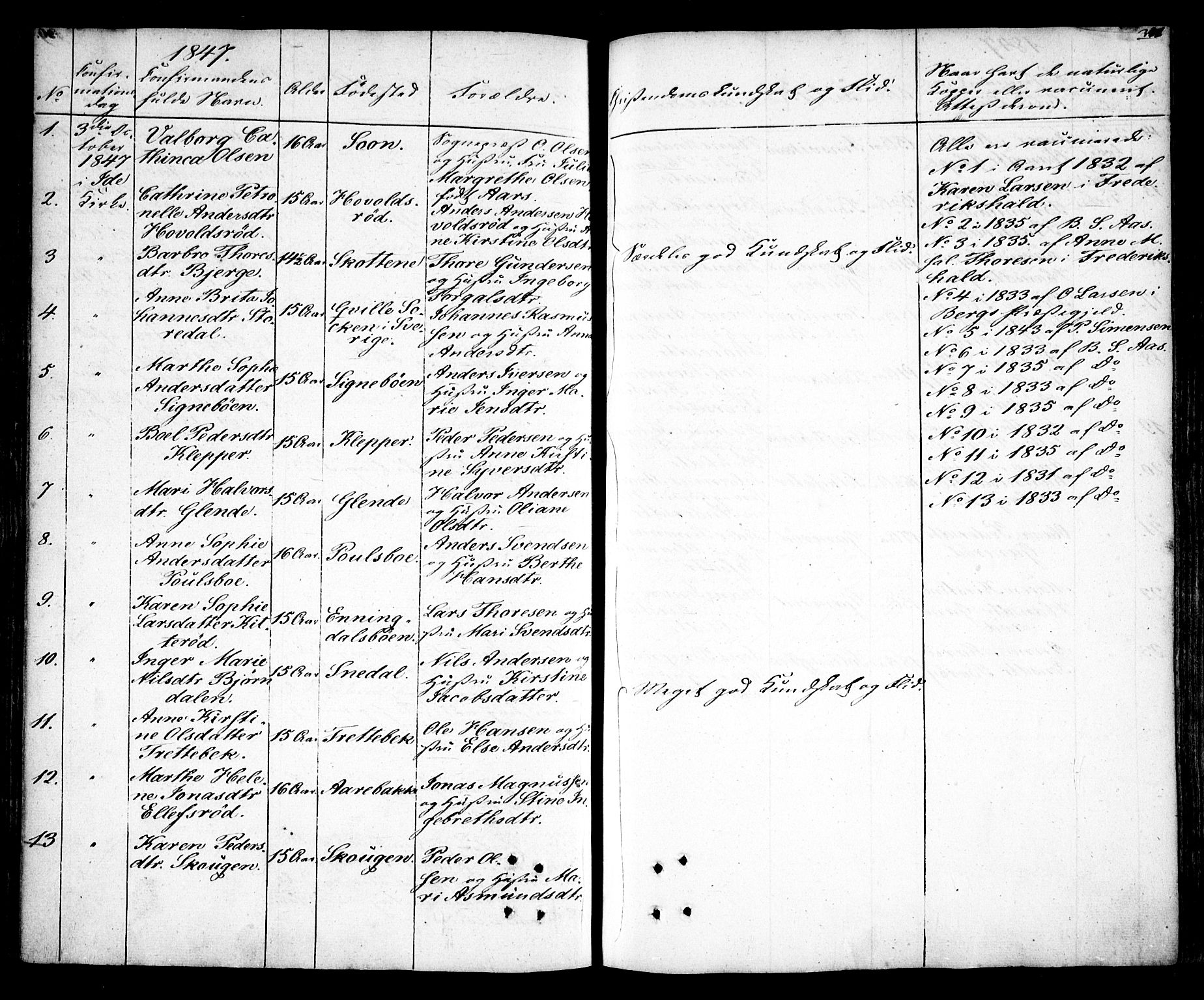 Idd prestekontor Kirkebøker, AV/SAO-A-10911/F/Fc/L0003: Parish register (official) no. III 3, 1832-1847, p. 340