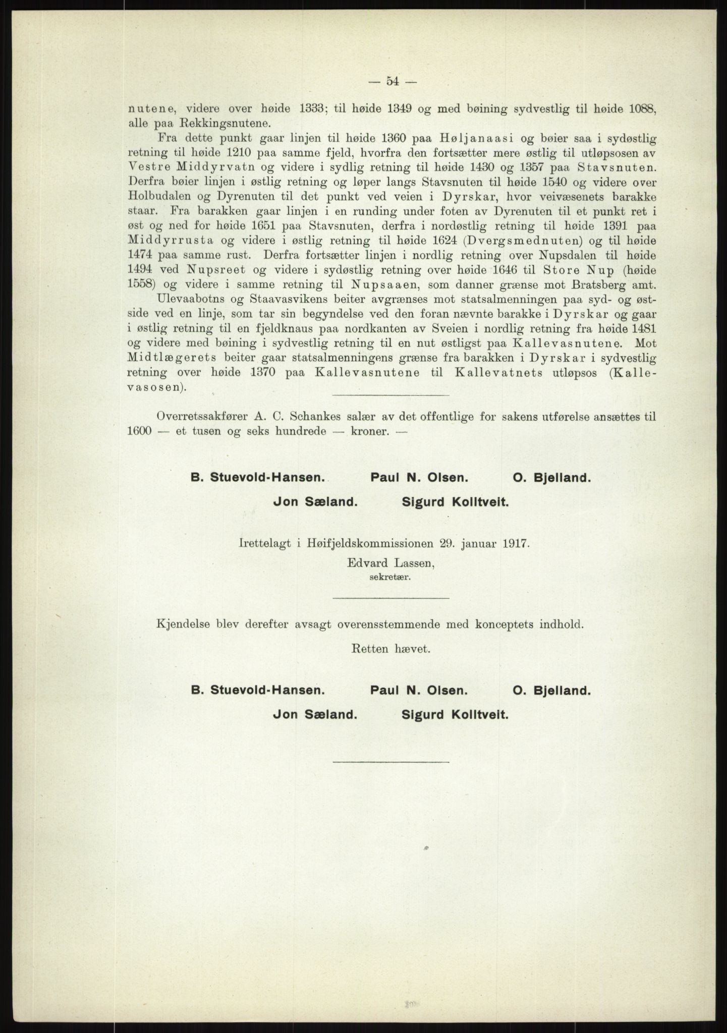 Høyfjellskommisjonen, AV/RA-S-1546/X/Xa/L0001: Nr. 1-33, 1909-1953, p. 595