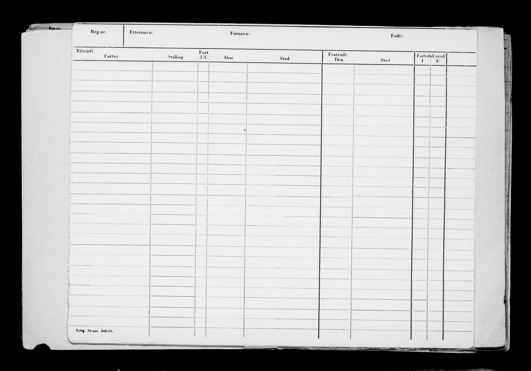 Direktoratet for sjømenn, AV/RA-S-3545/G/Gb/L0208: Hovedkort, 1922, p. 84