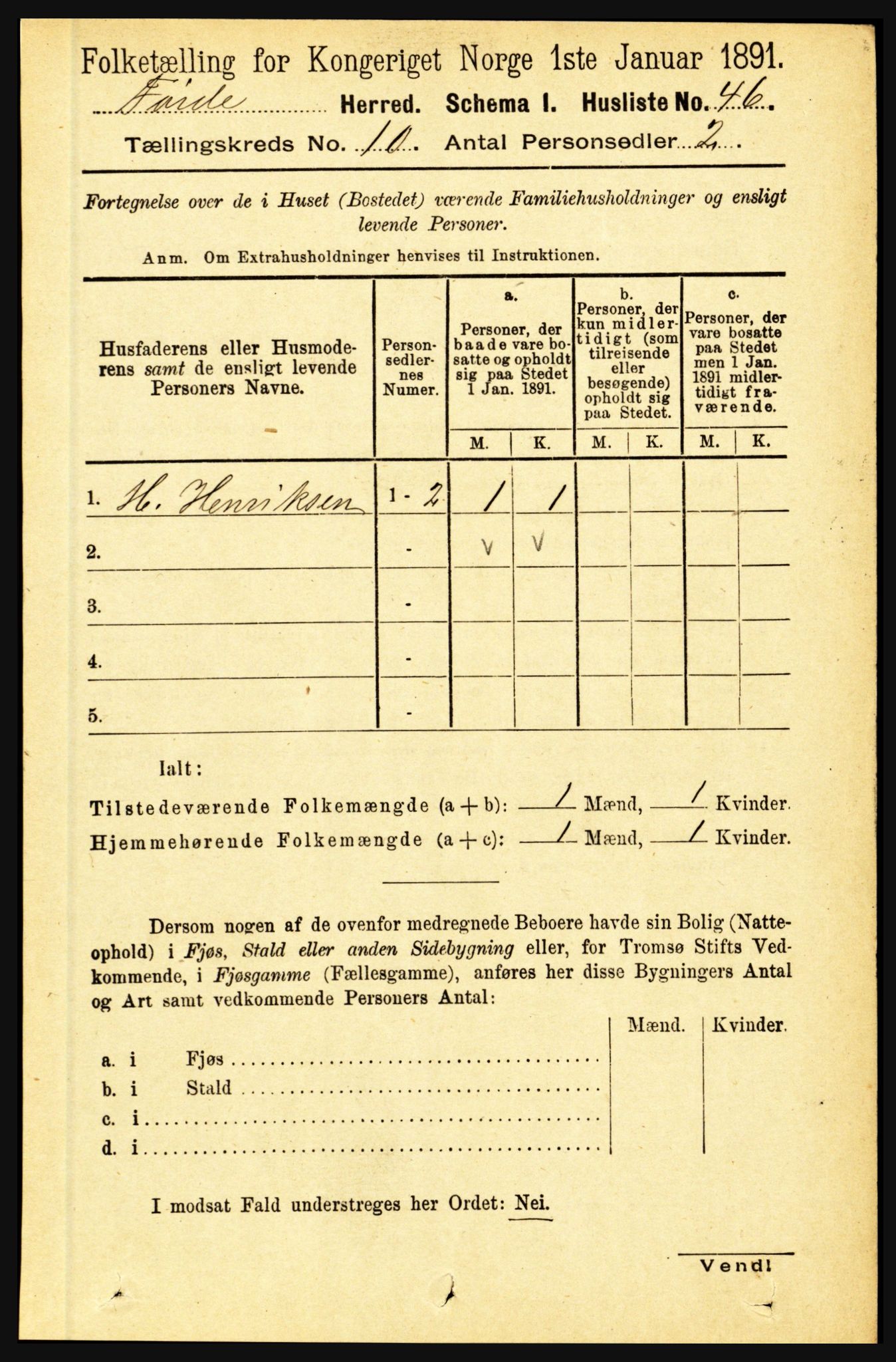 RA, 1891 census for 1432 Førde, 1891, p. 3656