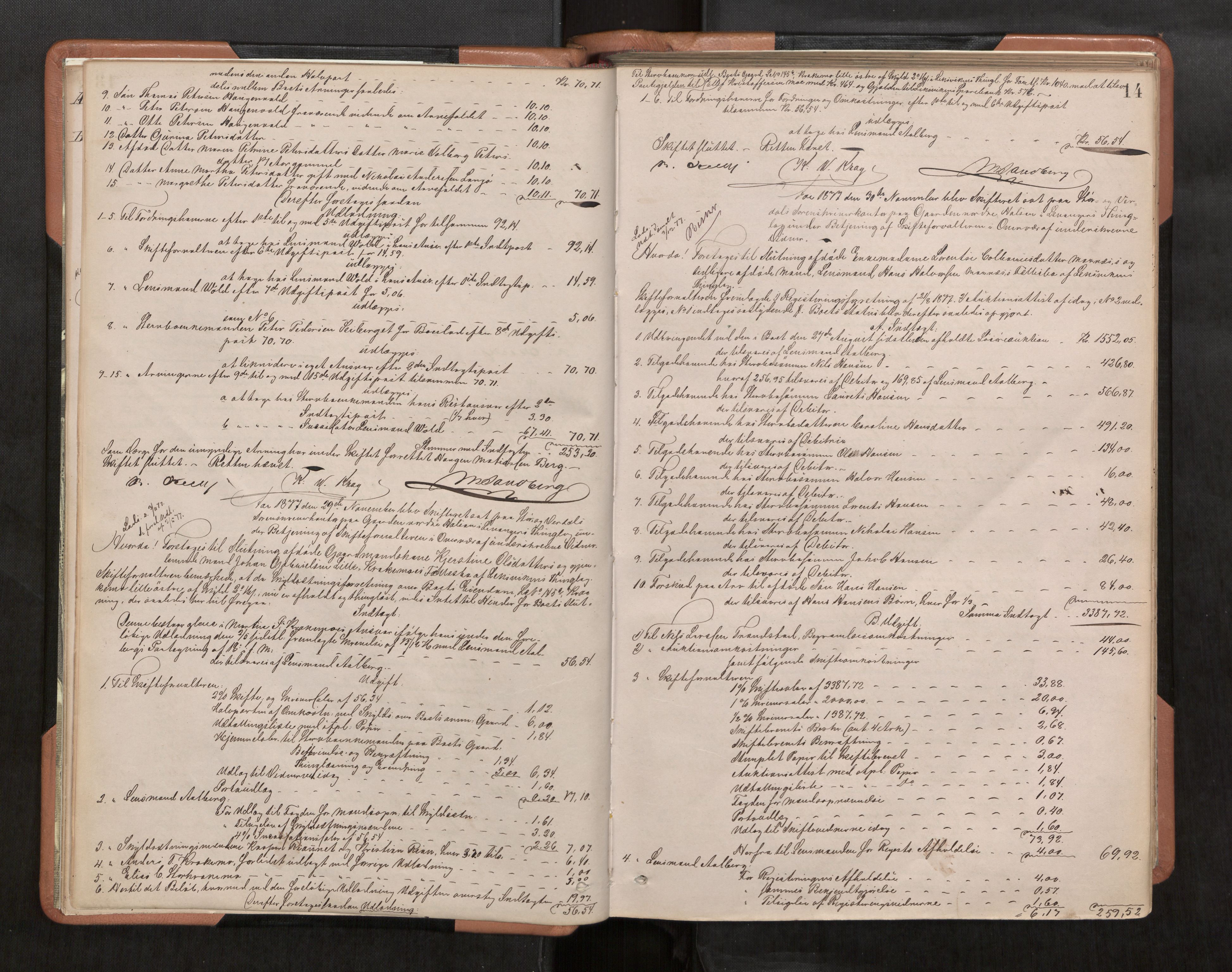 Stjør- og Verdal sorenskriveri, AV/SAT-A-4167/1/3/3A/L0044: Skifteslutningsprotokoll, 1877-1884, p. 14