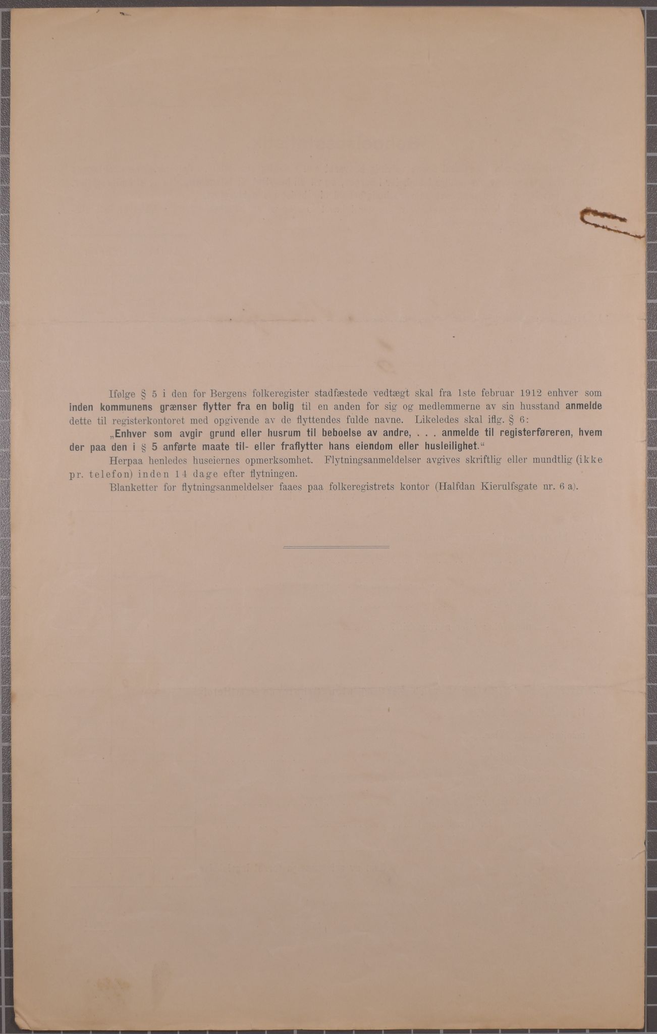 SAB, Municipal Census 1912 for Bergen, 1912, p. 1915