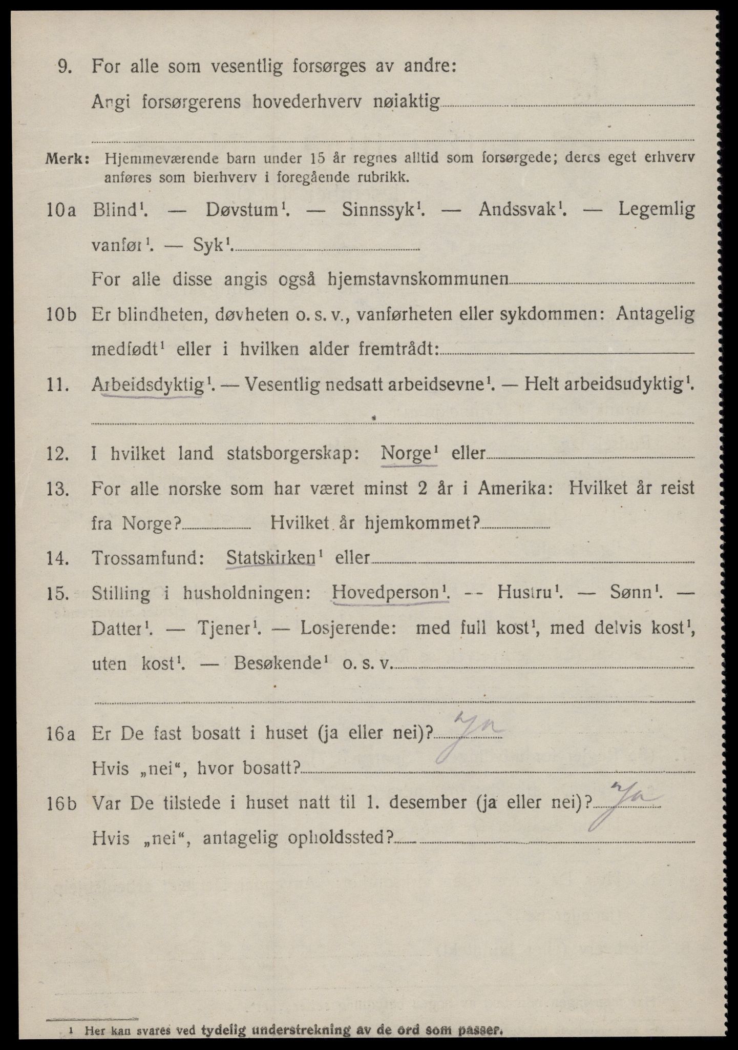 SAT, 1920 census for Øre, 1920, p. 3037