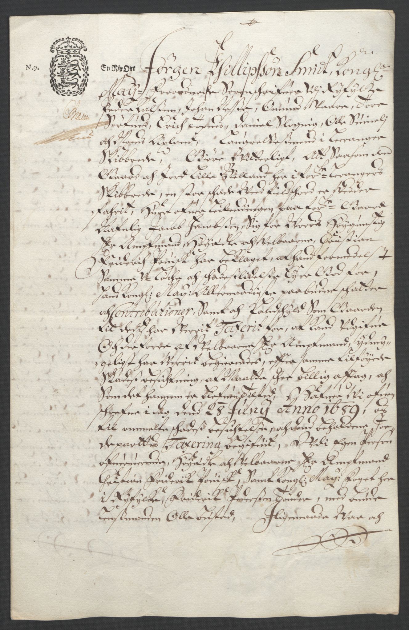 Rentekammeret inntil 1814, Reviderte regnskaper, Fogderegnskap, AV/RA-EA-4092/R47/L2856: Fogderegnskap Ryfylke, 1689-1693, p. 115