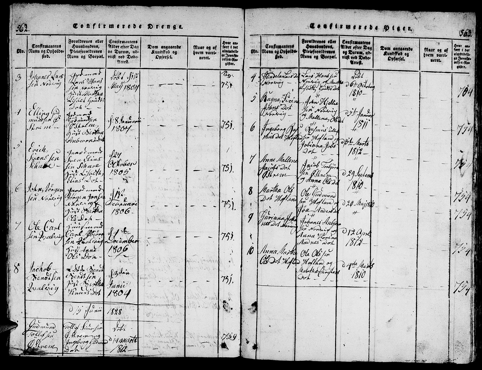 Torvastad sokneprestkontor, AV/SAST-A -101857/H/Ha/Hab/L0001: Parish register (copy) no. B 1 /2, 1817-1834, p. 362-363