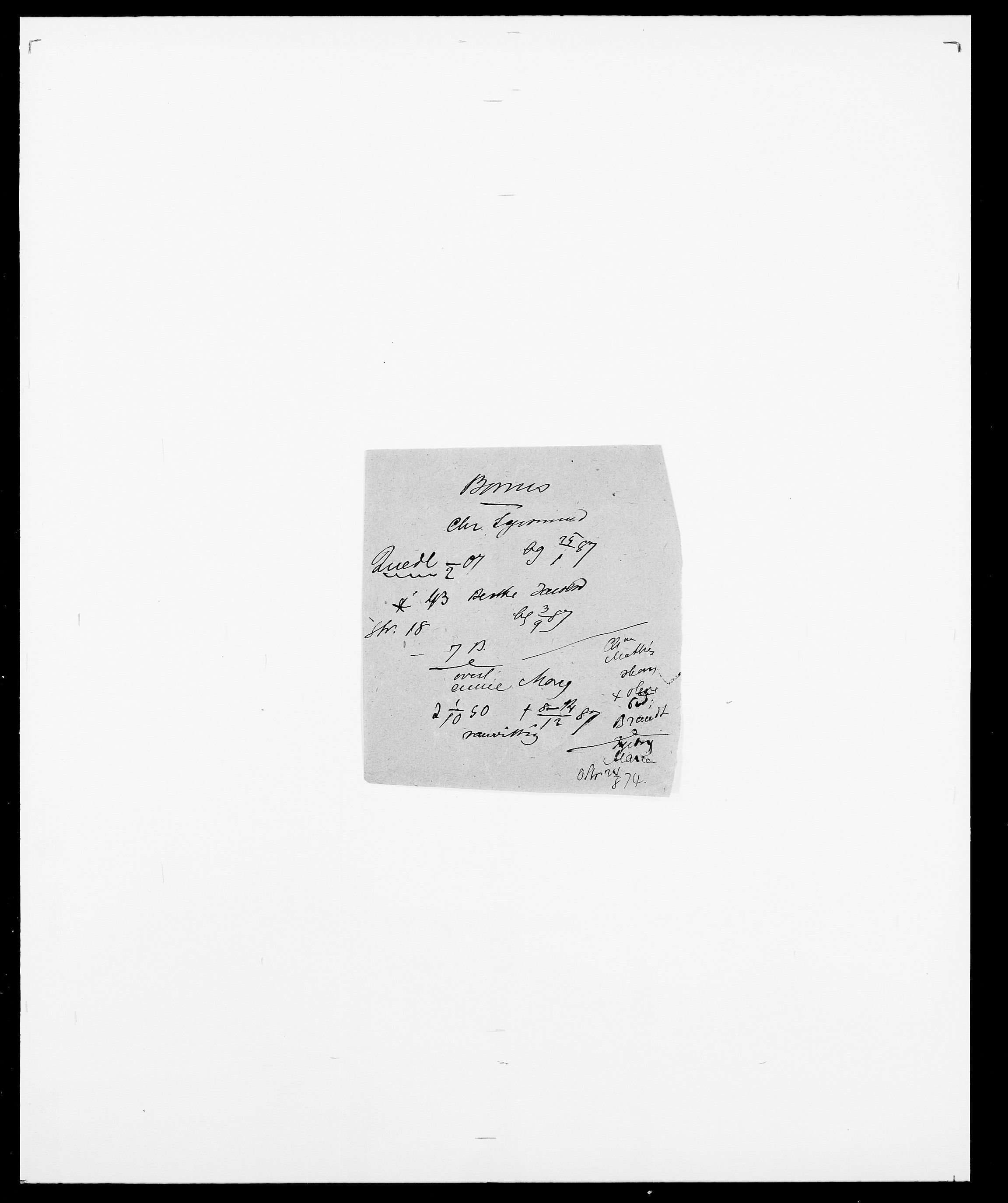 Delgobe, Charles Antoine - samling, SAO/PAO-0038/D/Da/L0005: Boalth - Brahm, p. 155