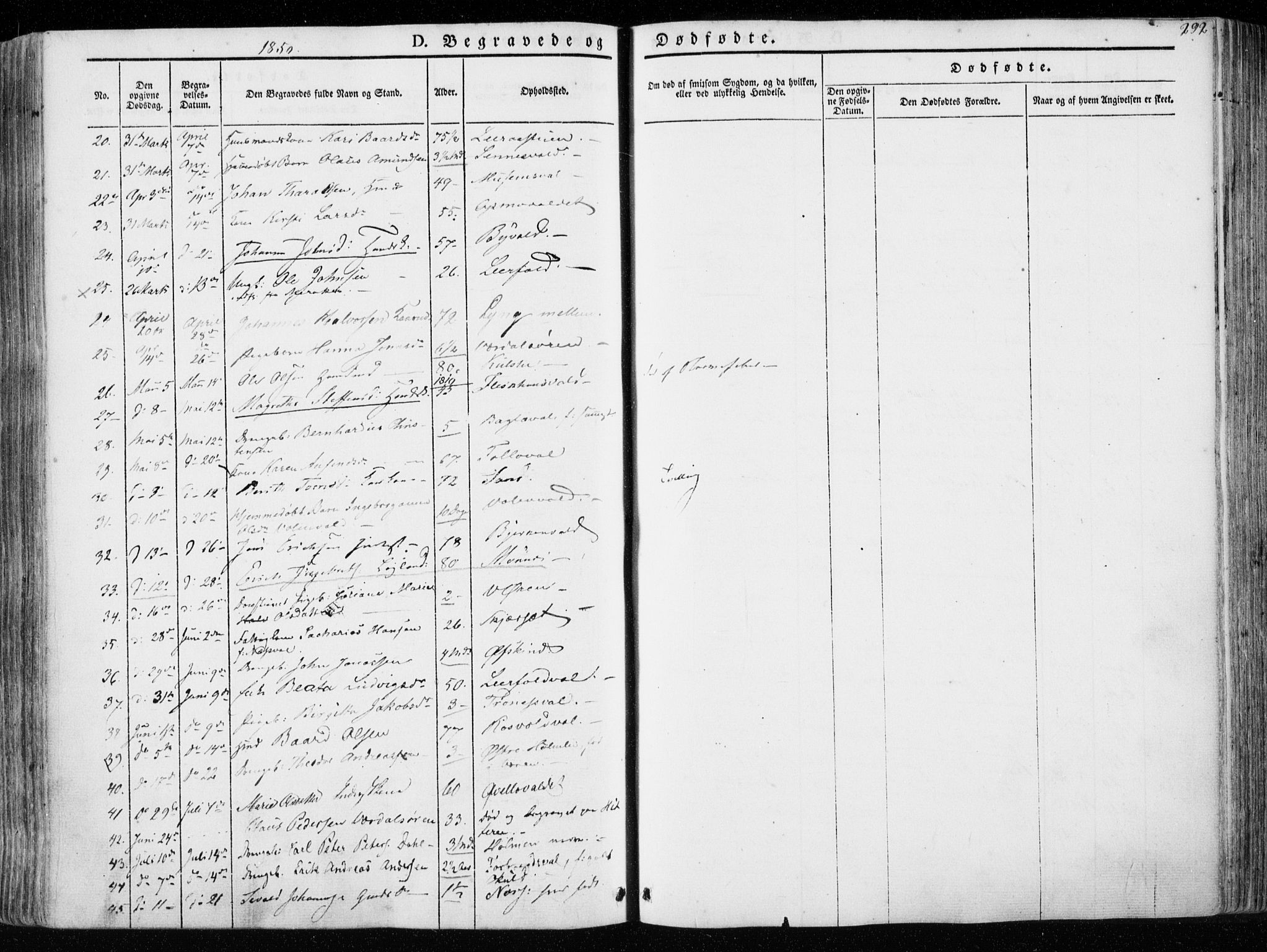 Ministerialprotokoller, klokkerbøker og fødselsregistre - Nord-Trøndelag, SAT/A-1458/723/L0239: Parish register (official) no. 723A08, 1841-1851, p. 292