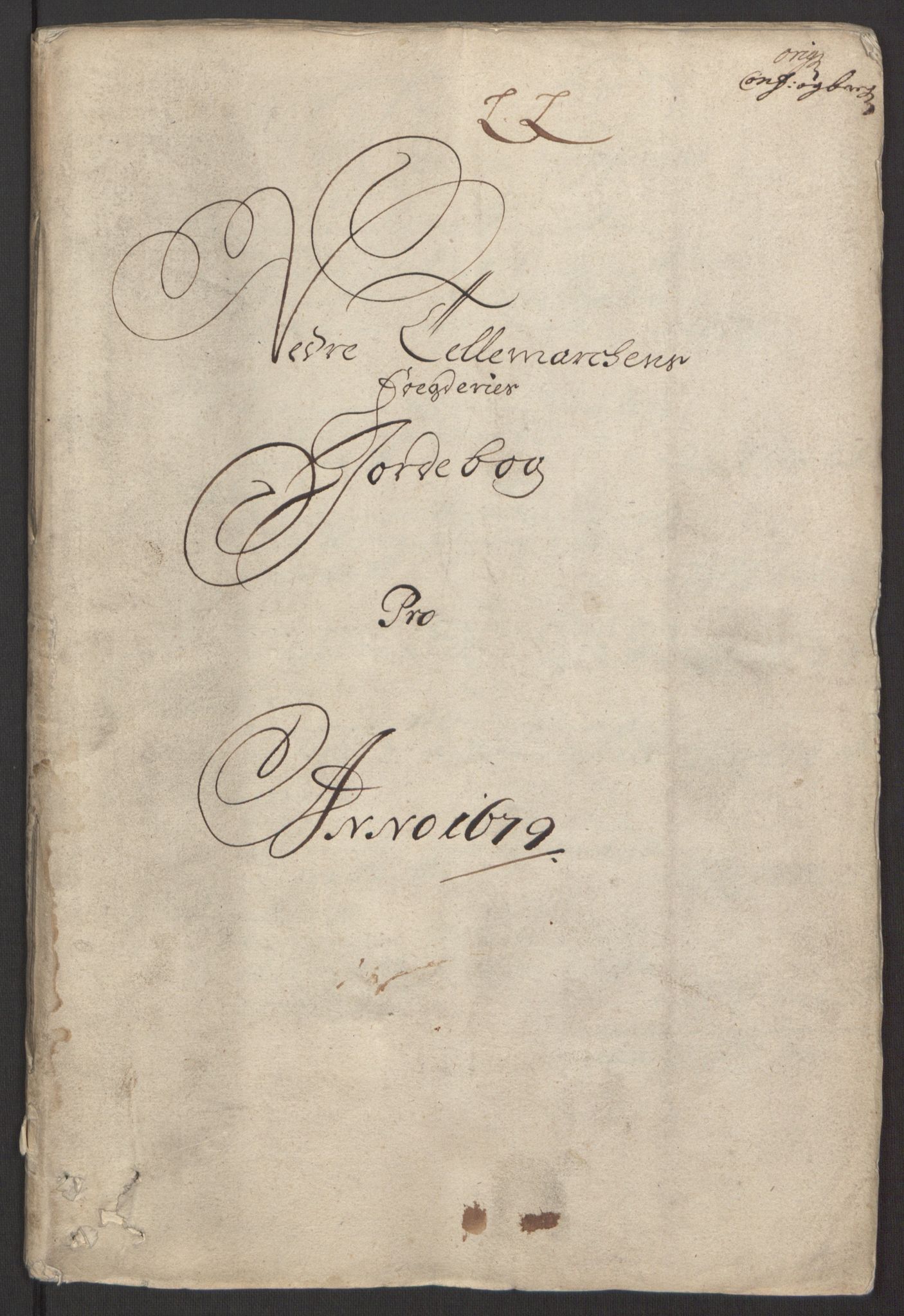 Rentekammeret inntil 1814, Reviderte regnskaper, Fogderegnskap, RA/EA-4092/R35/L2072: Fogderegnskap Øvre og Nedre Telemark, 1679, p. 5