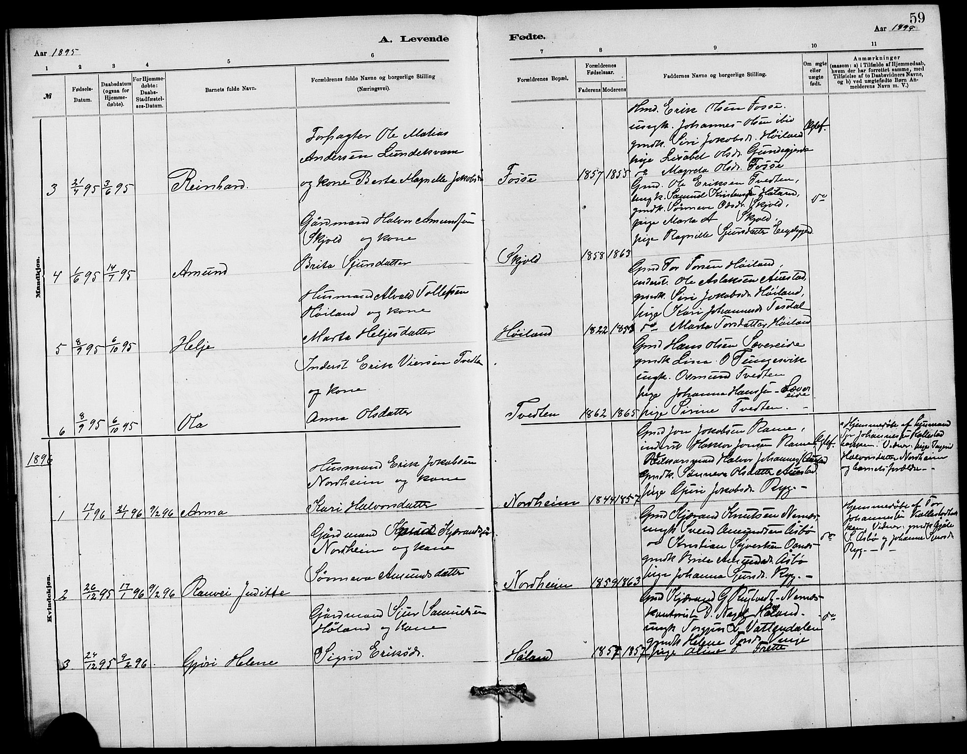 Etne sokneprestembete, SAB/A-75001/H/Hab: Parish register (copy) no. C 4, 1879-1896, p. 59