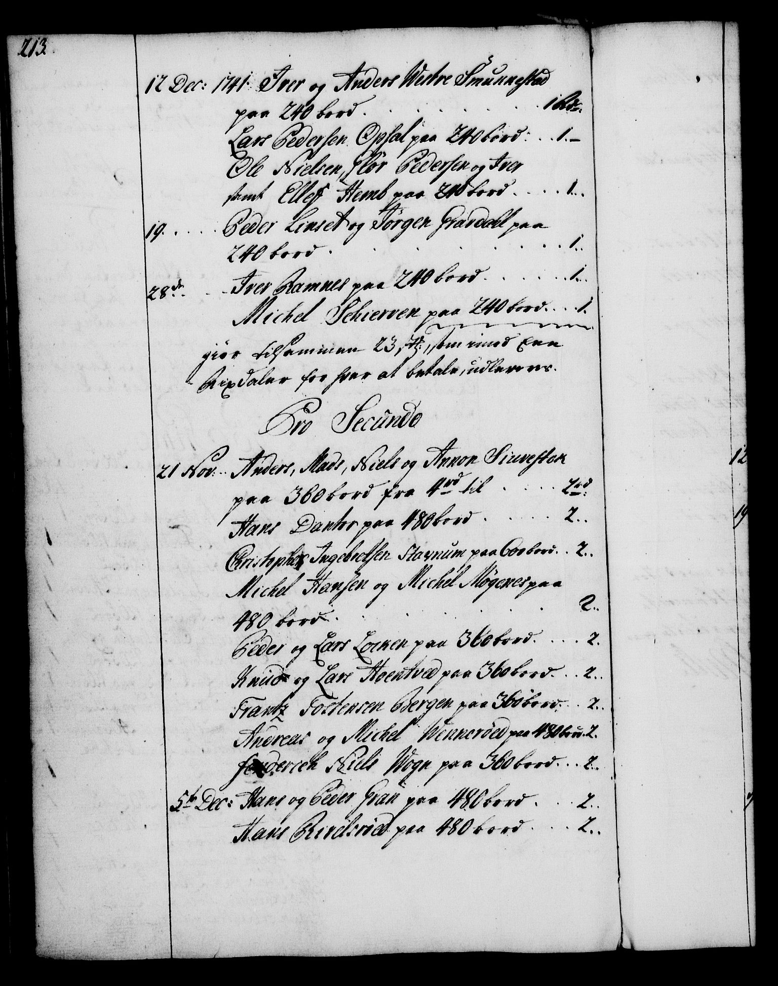 Rentekammeret, Kammerkanselliet, RA/EA-3111/G/Gg/Gga/L0005: Norsk ekspedisjonsprotokoll med register (merket RK 53.5), 1741-1749, p. 213