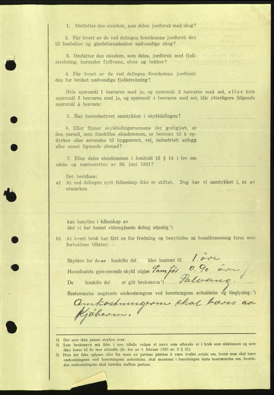 Nordhordland sorenskrivar, SAB/A-2901/1/G/Gb/Gbf/L0010: Mortgage book no. A10, 1939-1940, Diary no: : 2270/1939