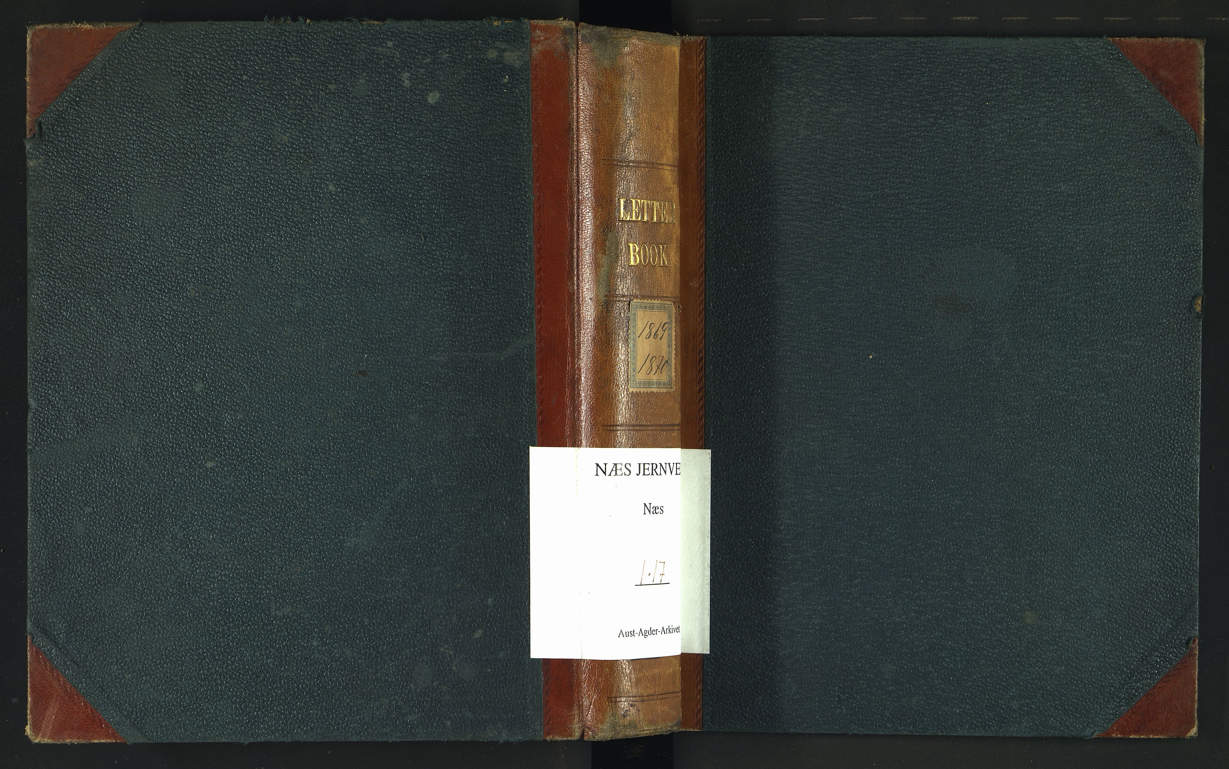 Næs Jernverk, NESJ/NJM-004/01/L0017: Brevbok (kopi), 1869-1870