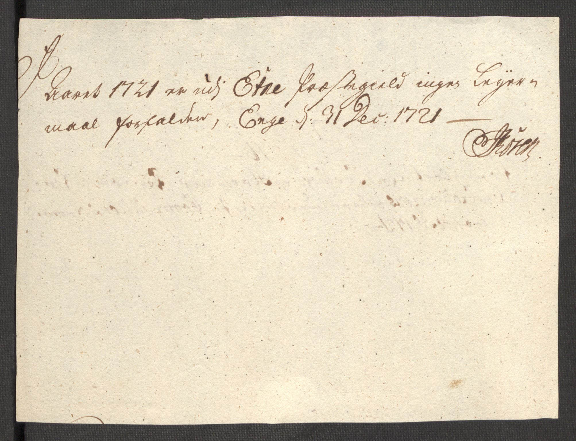 Rentekammeret inntil 1814, Reviderte regnskaper, Fogderegnskap, AV/RA-EA-4092/R48/L3000: Fogderegnskap Sunnhordland og Hardanger, 1721, p. 137