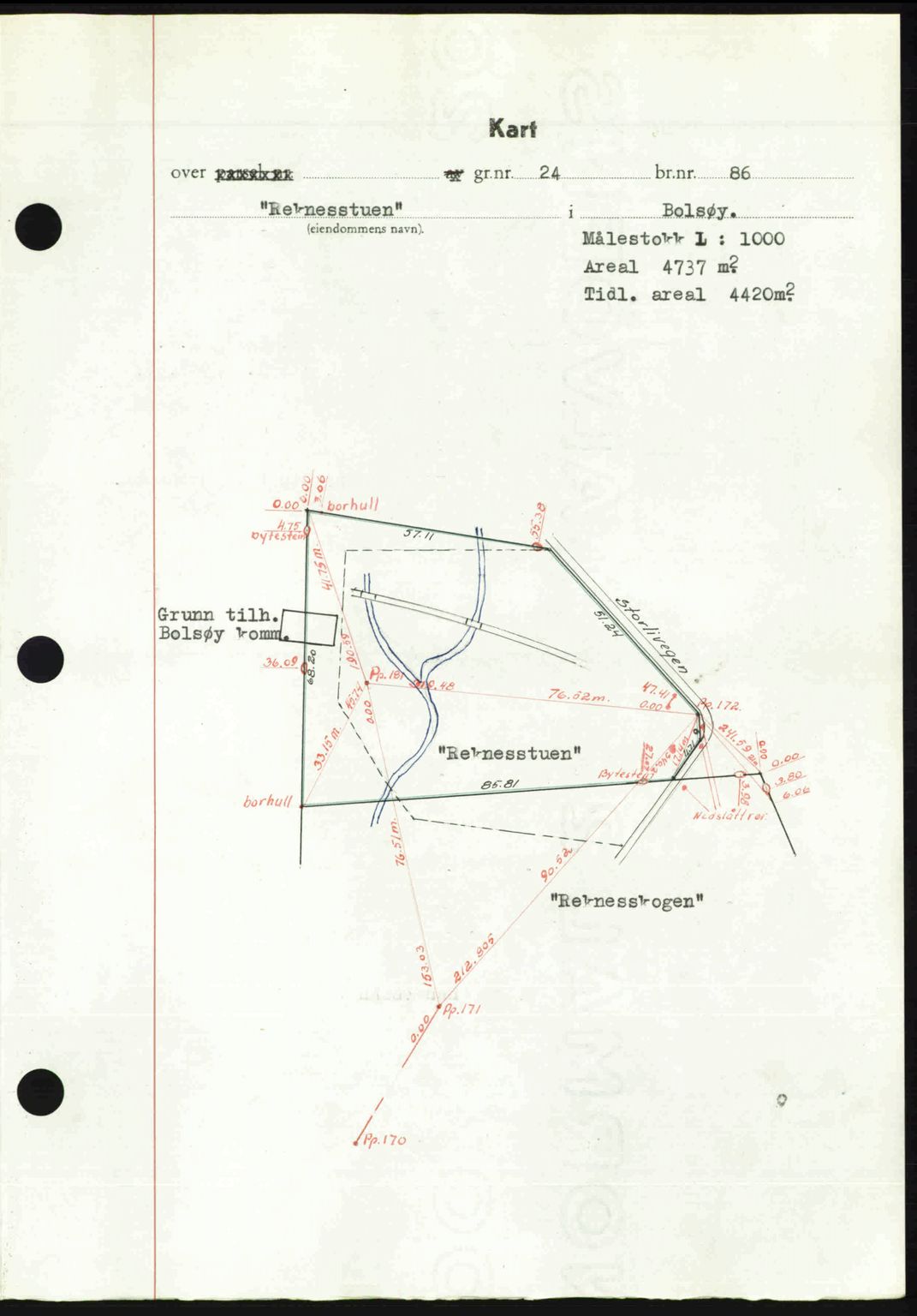 Romsdal sorenskriveri, AV/SAT-A-4149/1/2/2C: Mortgage book no. A30, 1949-1949, Diary no: : 1615/1949