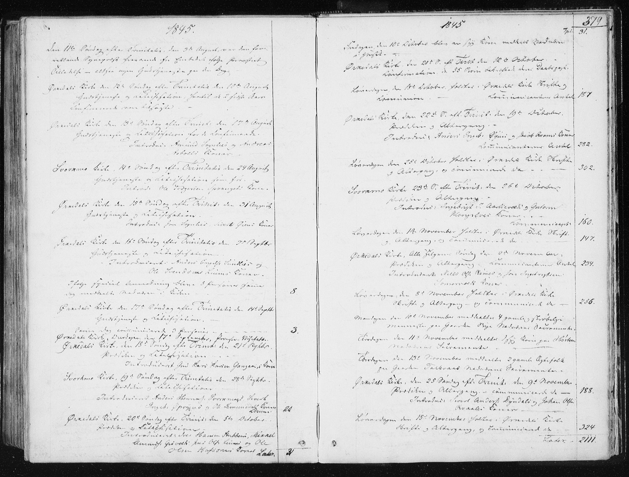 Ministerialprotokoller, klokkerbøker og fødselsregistre - Sør-Trøndelag, SAT/A-1456/668/L0805: Parish register (official) no. 668A05, 1840-1853, p. 379