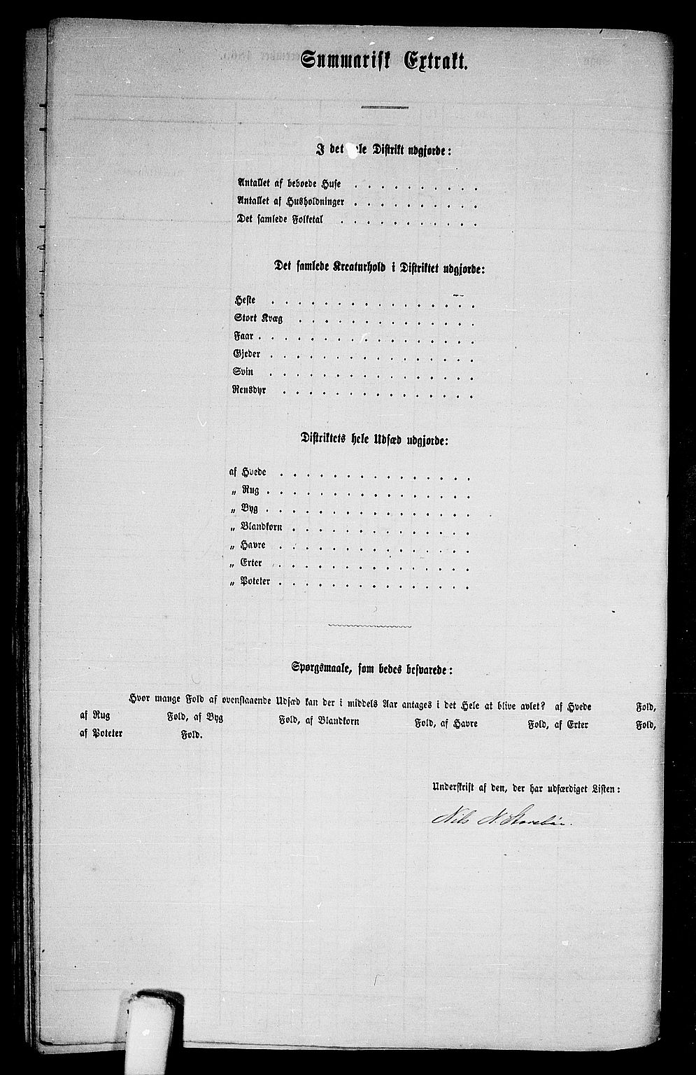 RA, 1865 census for Fjell, 1865, p. 218