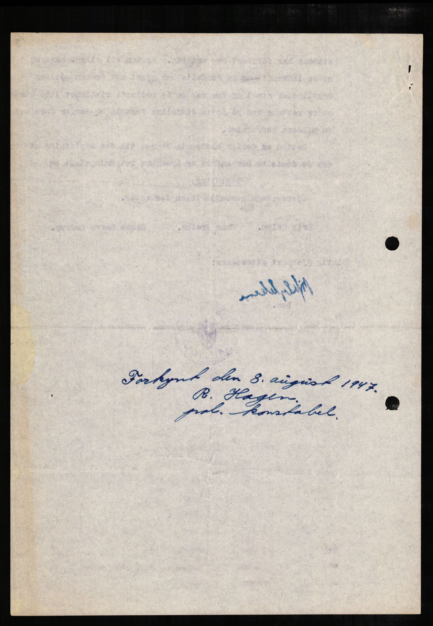 Forsvaret, Forsvarets overkommando II, RA/RAFA-3915/D/Db/L0004: CI Questionaires. Tyske okkupasjonsstyrker i Norge. Tyskere., 1945-1946, p. 388