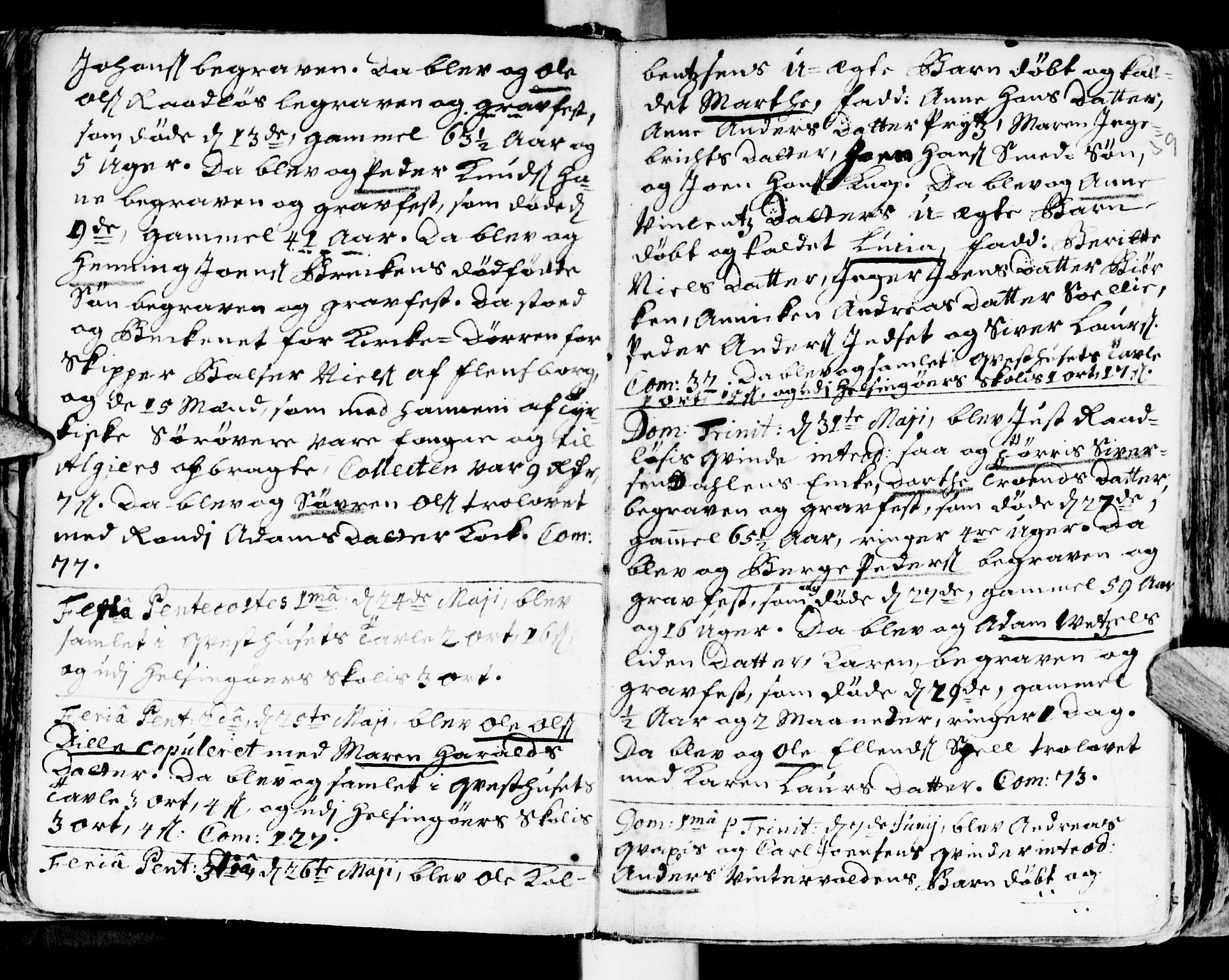 Ministerialprotokoller, klokkerbøker og fødselsregistre - Sør-Trøndelag, SAT/A-1456/681/L0924: Parish register (official) no. 681A02, 1720-1731, p. 58-59