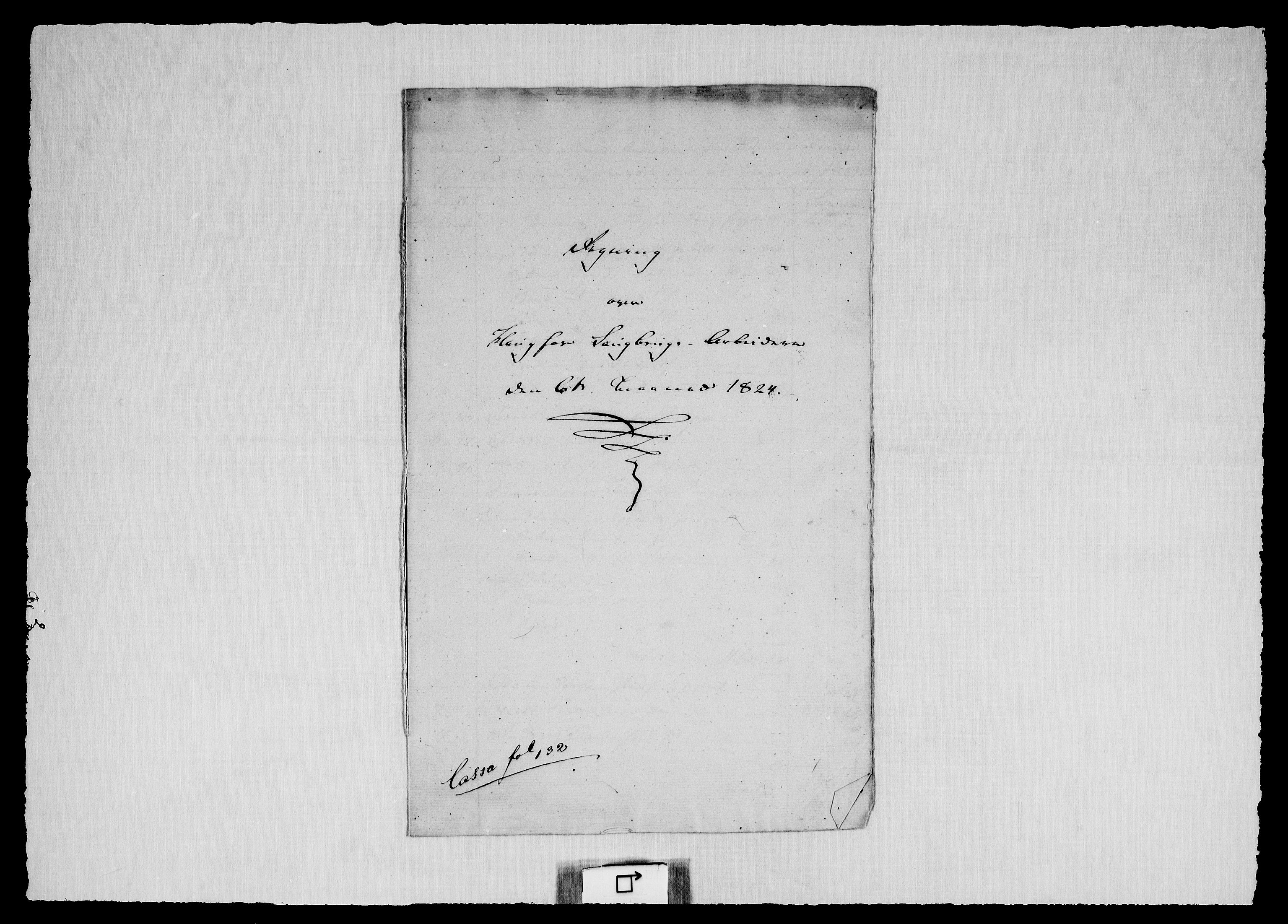 Modums Blaafarveværk, AV/RA-PA-0157/G/Gd/Gdd/L0308/0001: -- / Regning over Saugfolkenes Fortjeneste, 1823-1827, p. 16