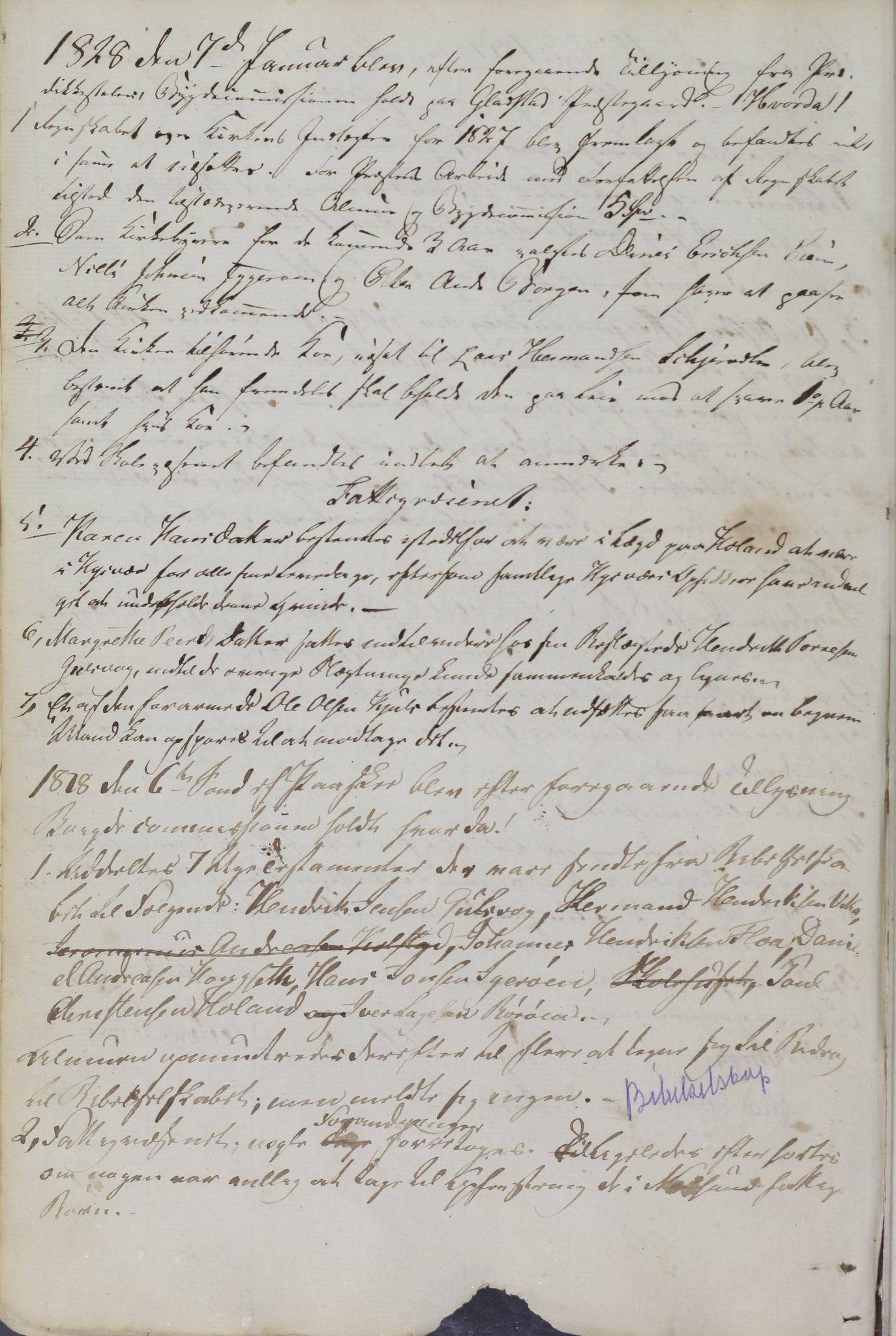 Vega kommune. Formannskapet, AIN/K-18150.150/A/L0001: Møtebok, 1801-1846, p. 8b
