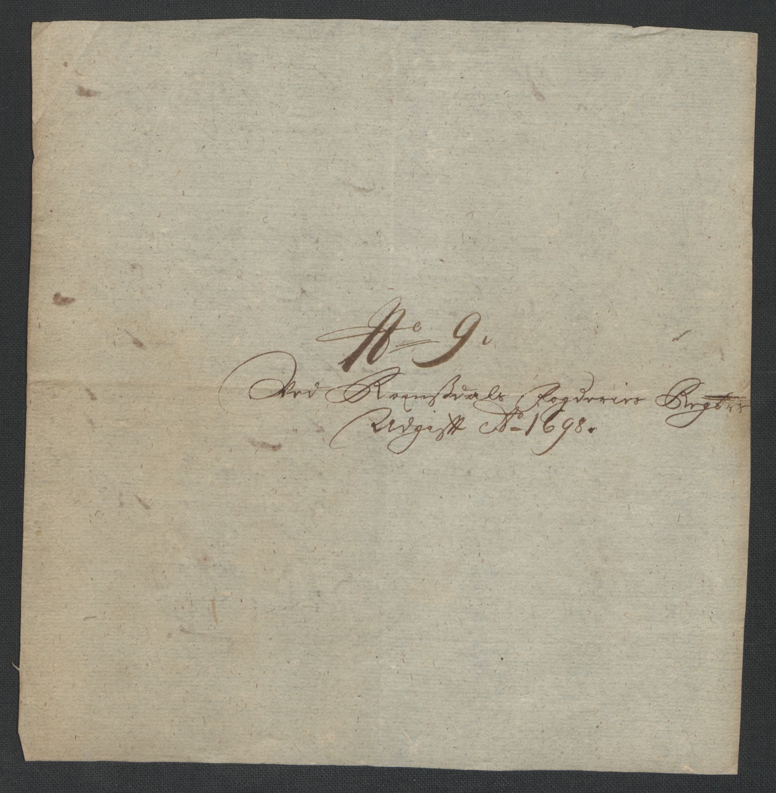 Rentekammeret inntil 1814, Reviderte regnskaper, Fogderegnskap, AV/RA-EA-4092/R55/L3653: Fogderegnskap Romsdal, 1697-1698, p. 382