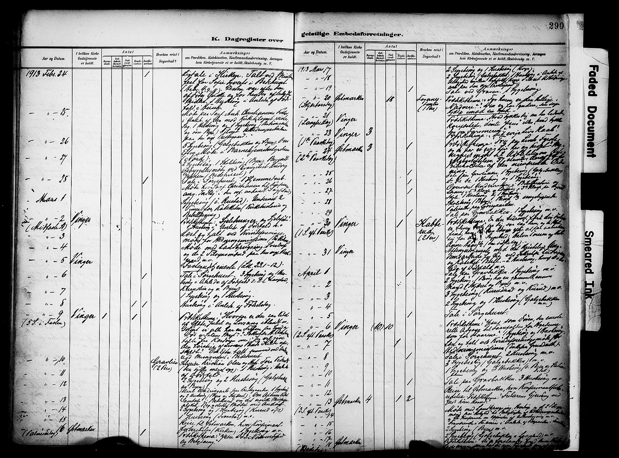 Vinger prestekontor, AV/SAH-PREST-024/H/Ha/Haa/L0016: Parish register (official) no. 16, 1898-1920, p. 290