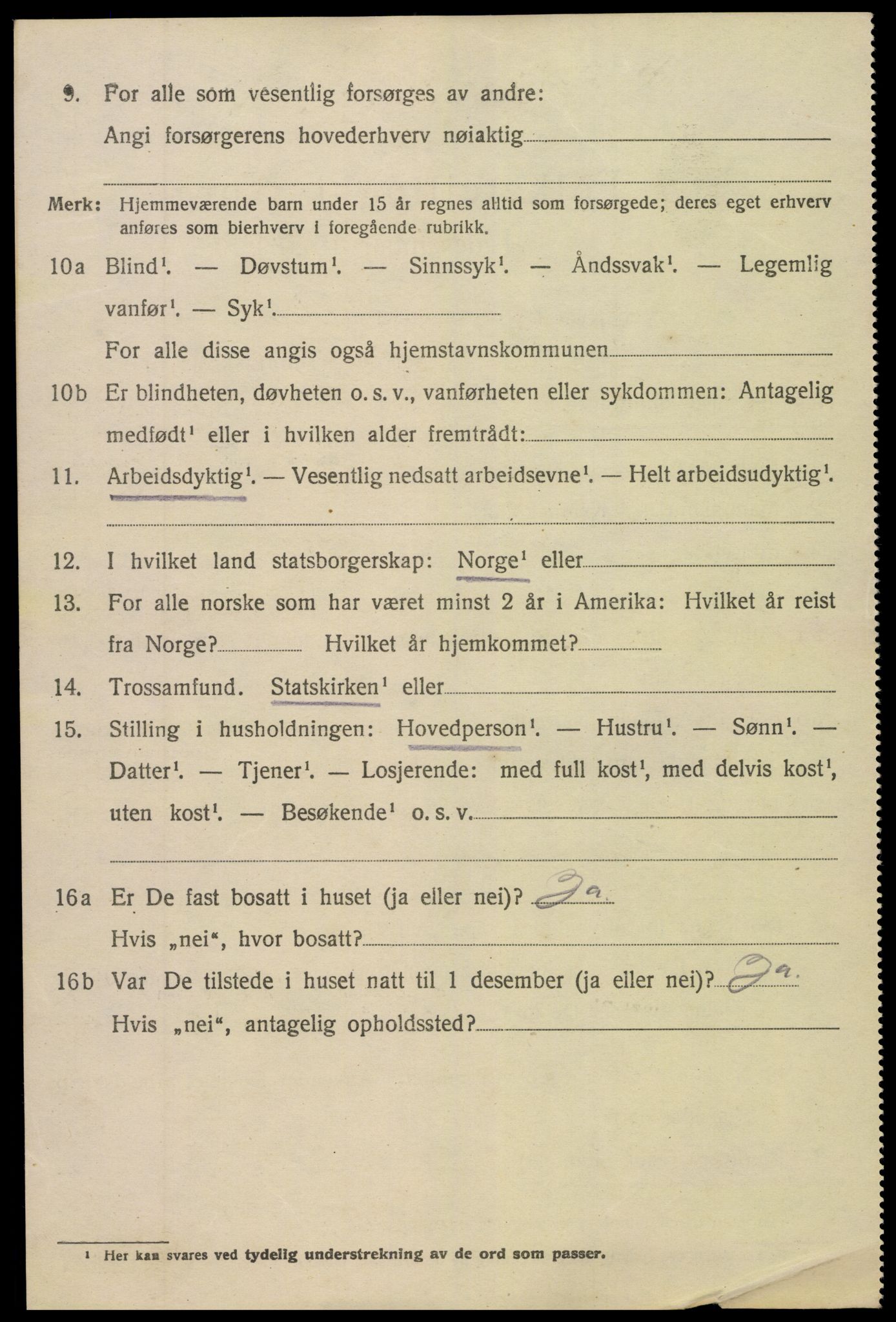 SAK, 1920 census for Søndeled, 1920, p. 7314