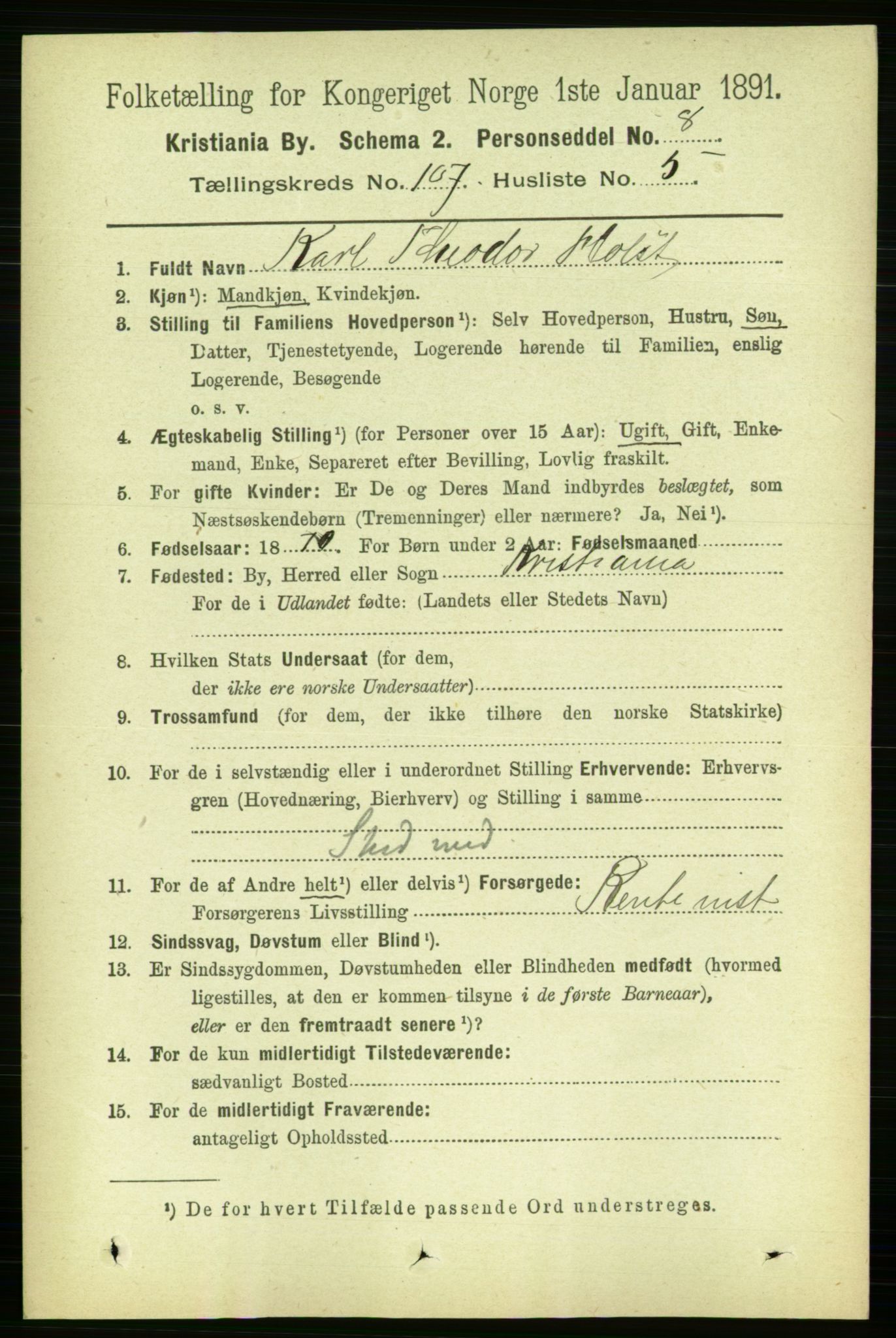 RA, 1891 census for 0301 Kristiania, 1891, p. 54811